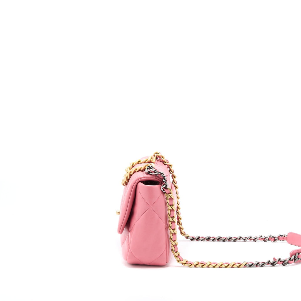 chanel-small-19-bag-lambskin-pink-multicolor-hardware-microchip