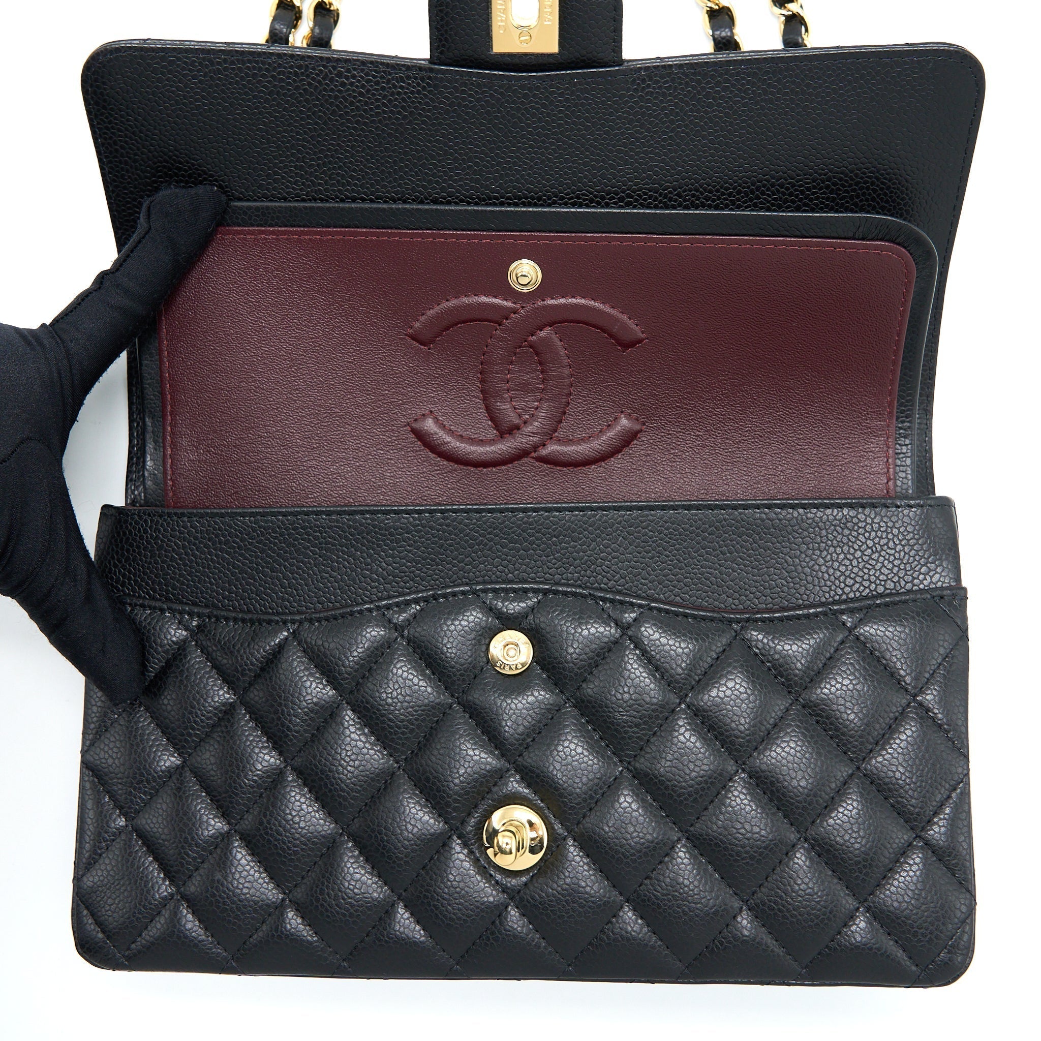chanel-medium-classic-double-flap-bag-caviar-black-ghw-microchip-2