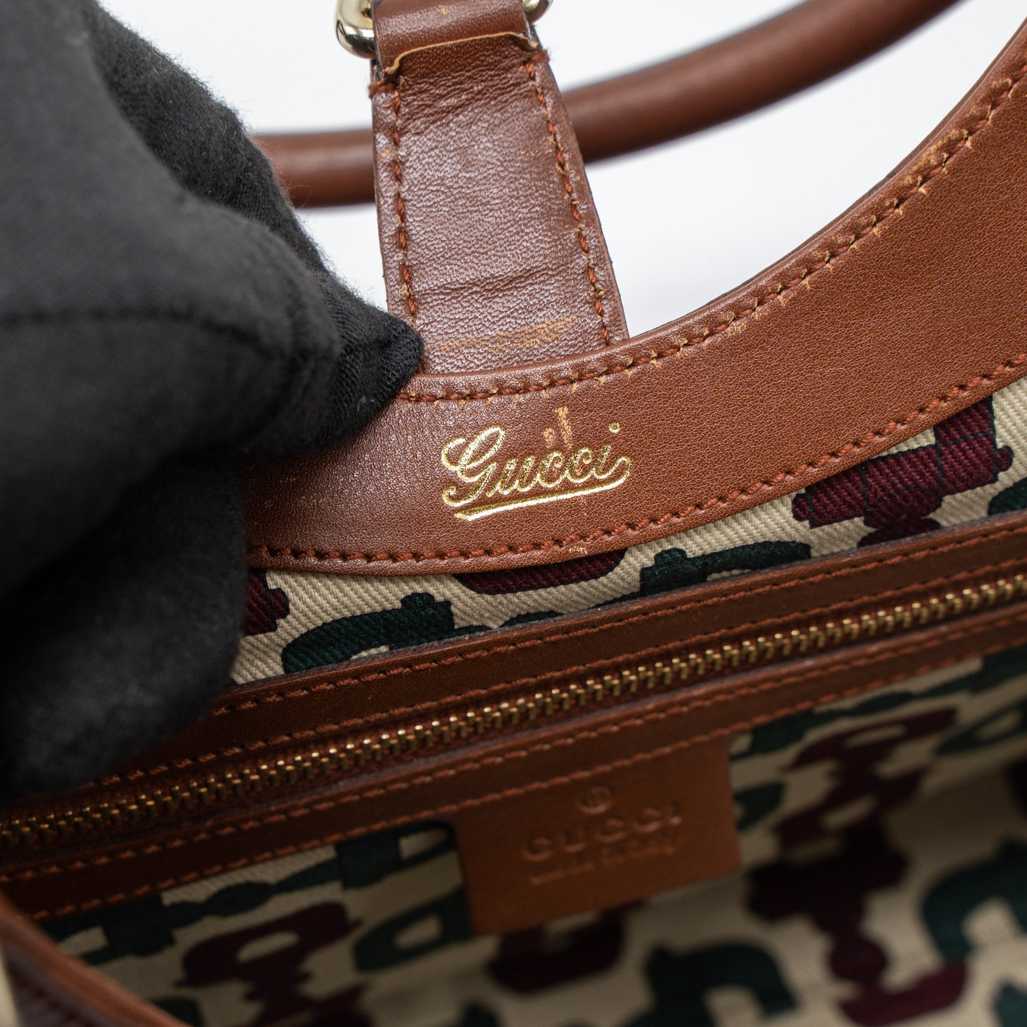 gucci-vintage-jackie-bag-gg-supreme-calfskin-brown-ghw