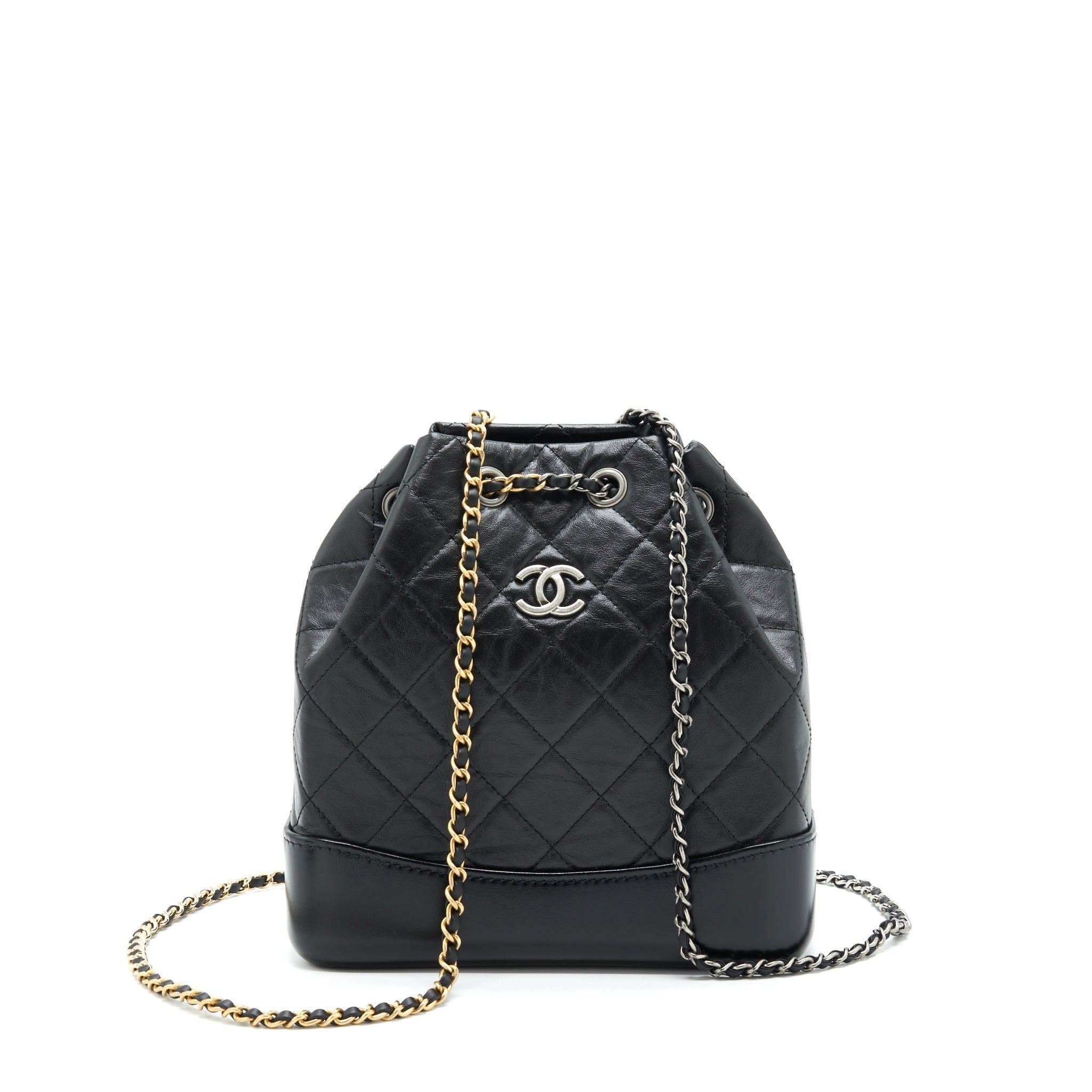 chanel-small-gabrielle-backpack-calfskin-black-multicolour-hardware