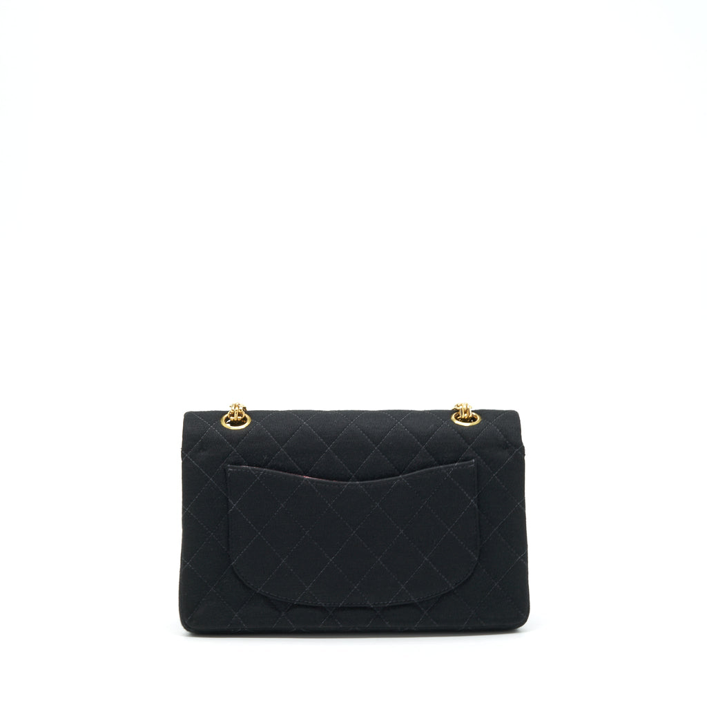 chanel-vintage-small-classic-flap-bag-fabric-black-ruthenium-ghw
