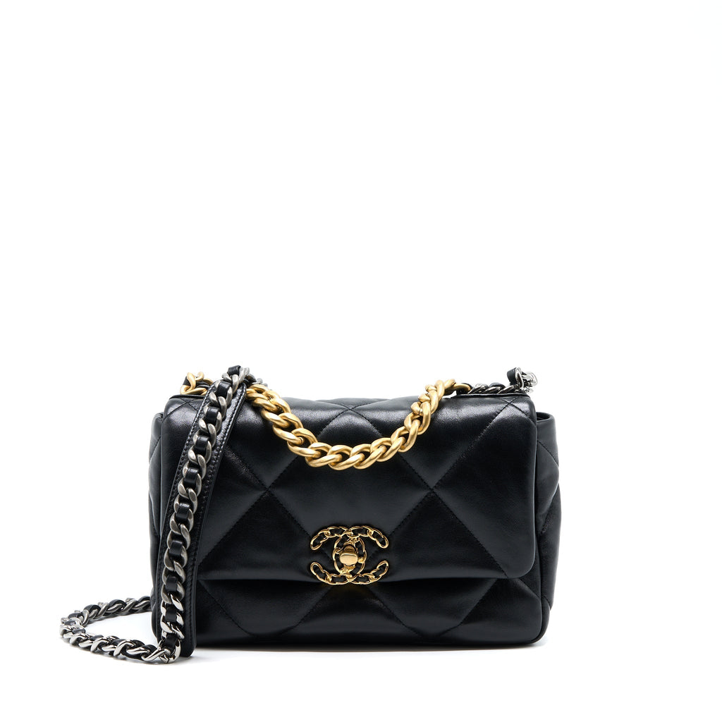 chanel-small-19-bag-lambskin-black-multicolour-hardware-microchip-1