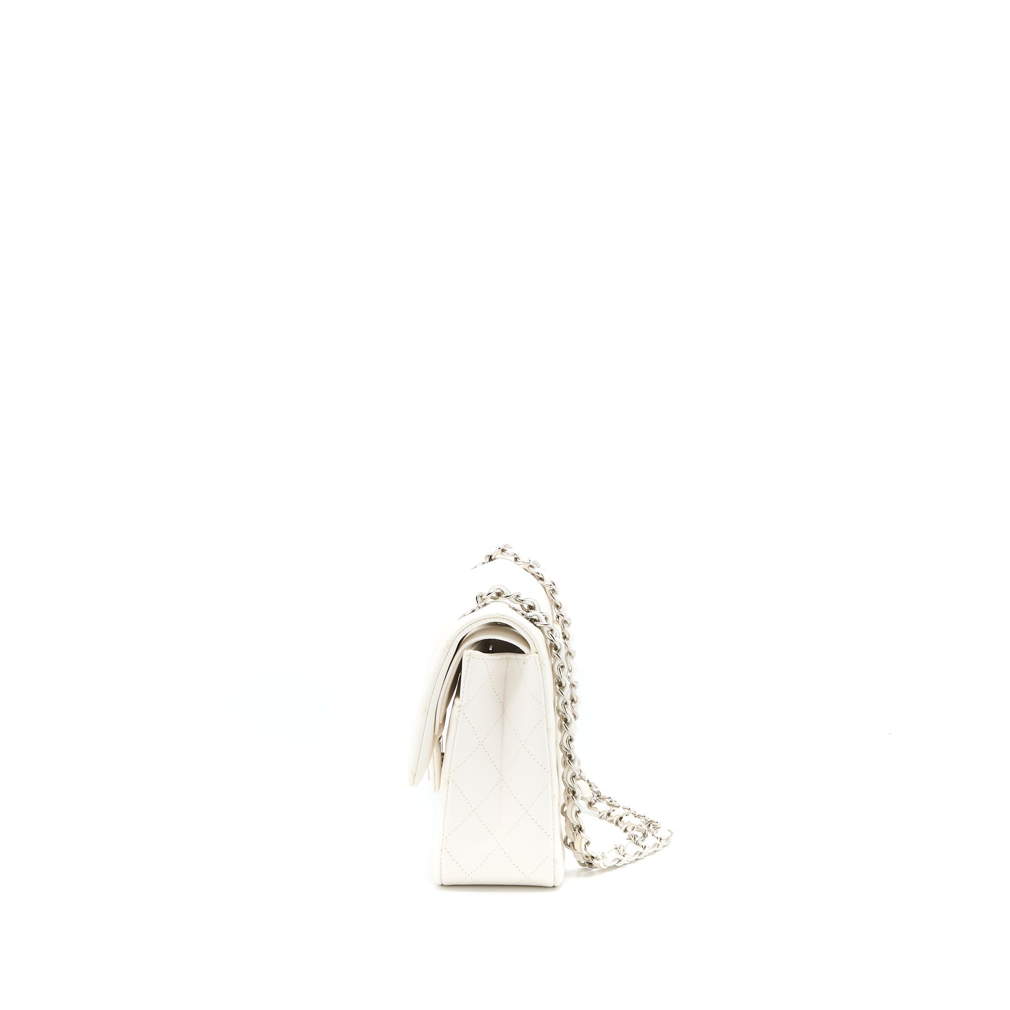 chanel-medium-classic-double-flap-bag-caviar-white-shw-microchip