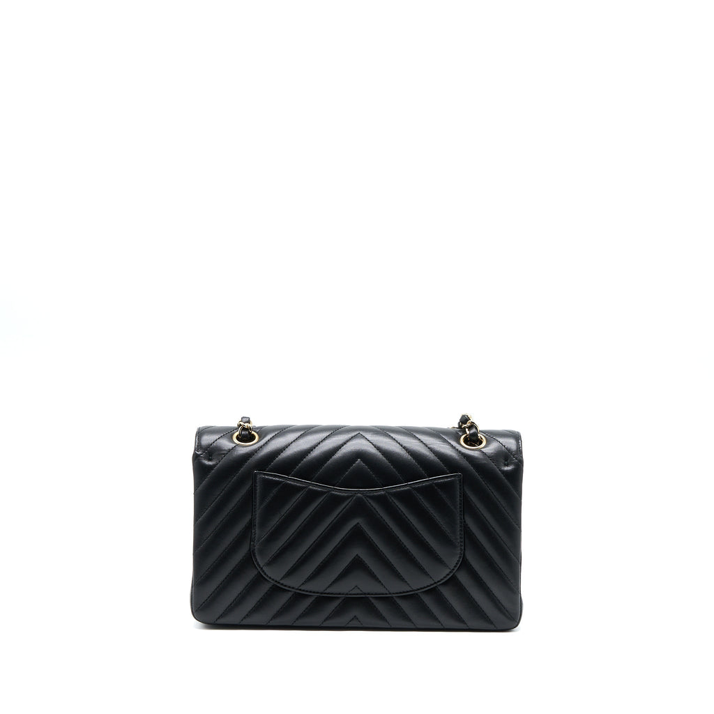 copy-of-chanel-medium-chevron-classic-double-flap-lambskin-black-lghw