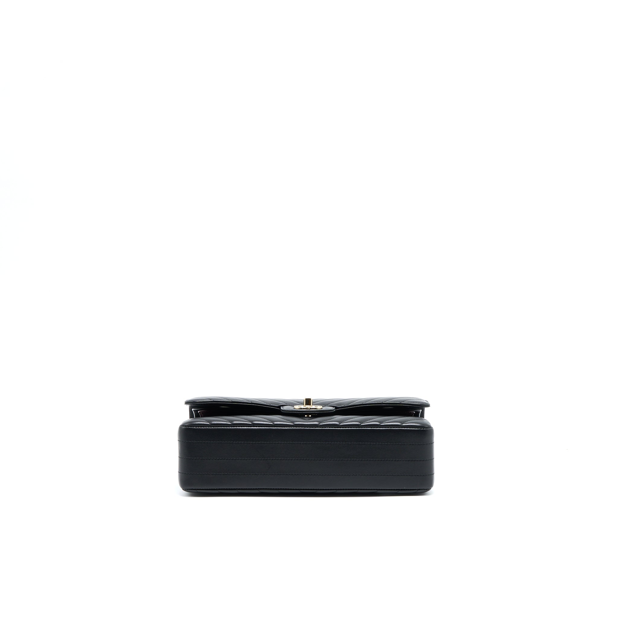 copy-of-chanel-medium-chevron-classic-double-flap-lambskin-black-lghw