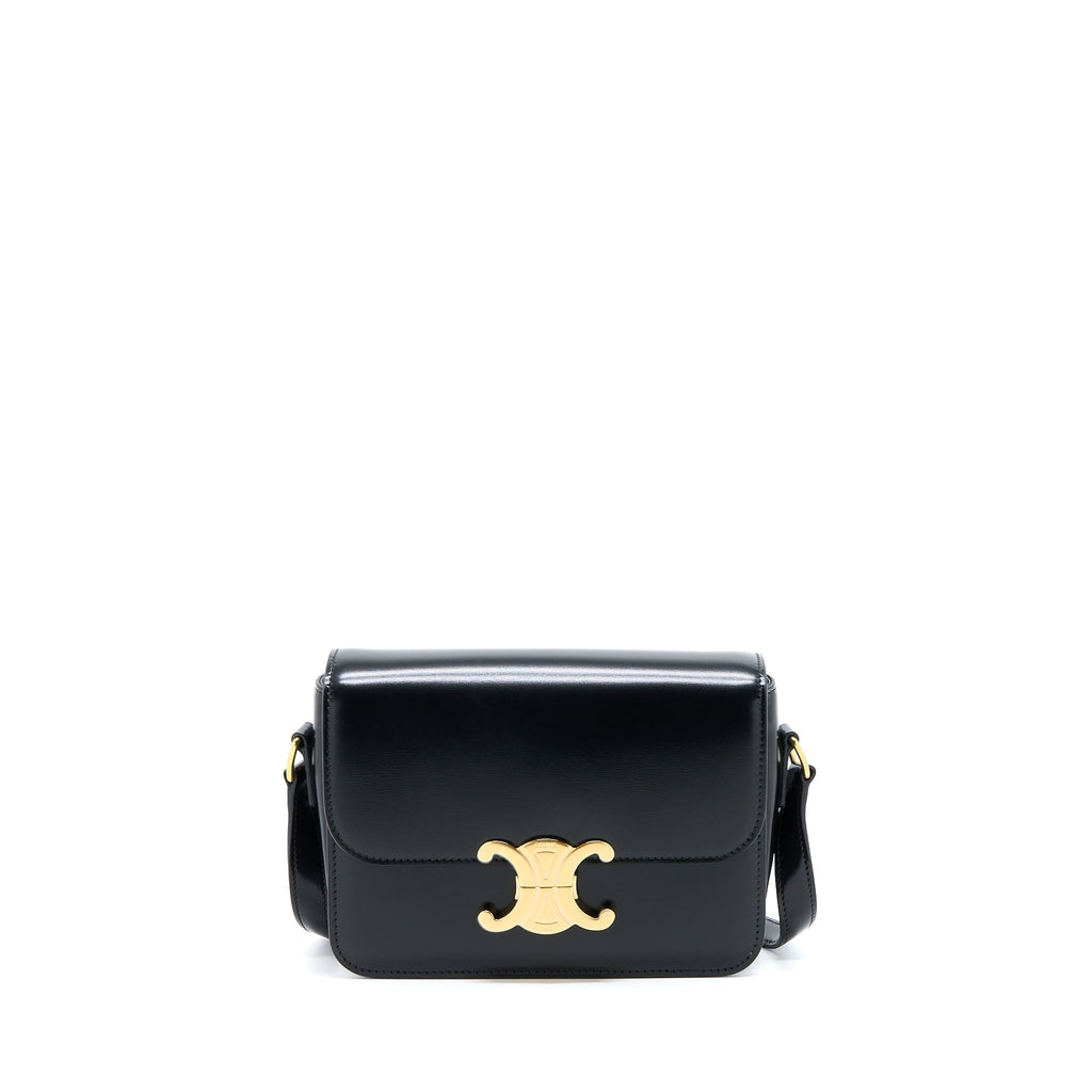 celine-teen-triomphe-bag-in-shiny-calfskin-black-ghw