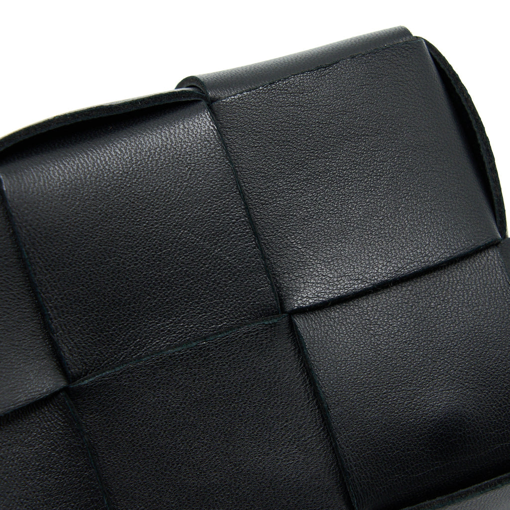 bottega-veneta-mini-cassette-intrecciato-crossbody-bag-black-lghw