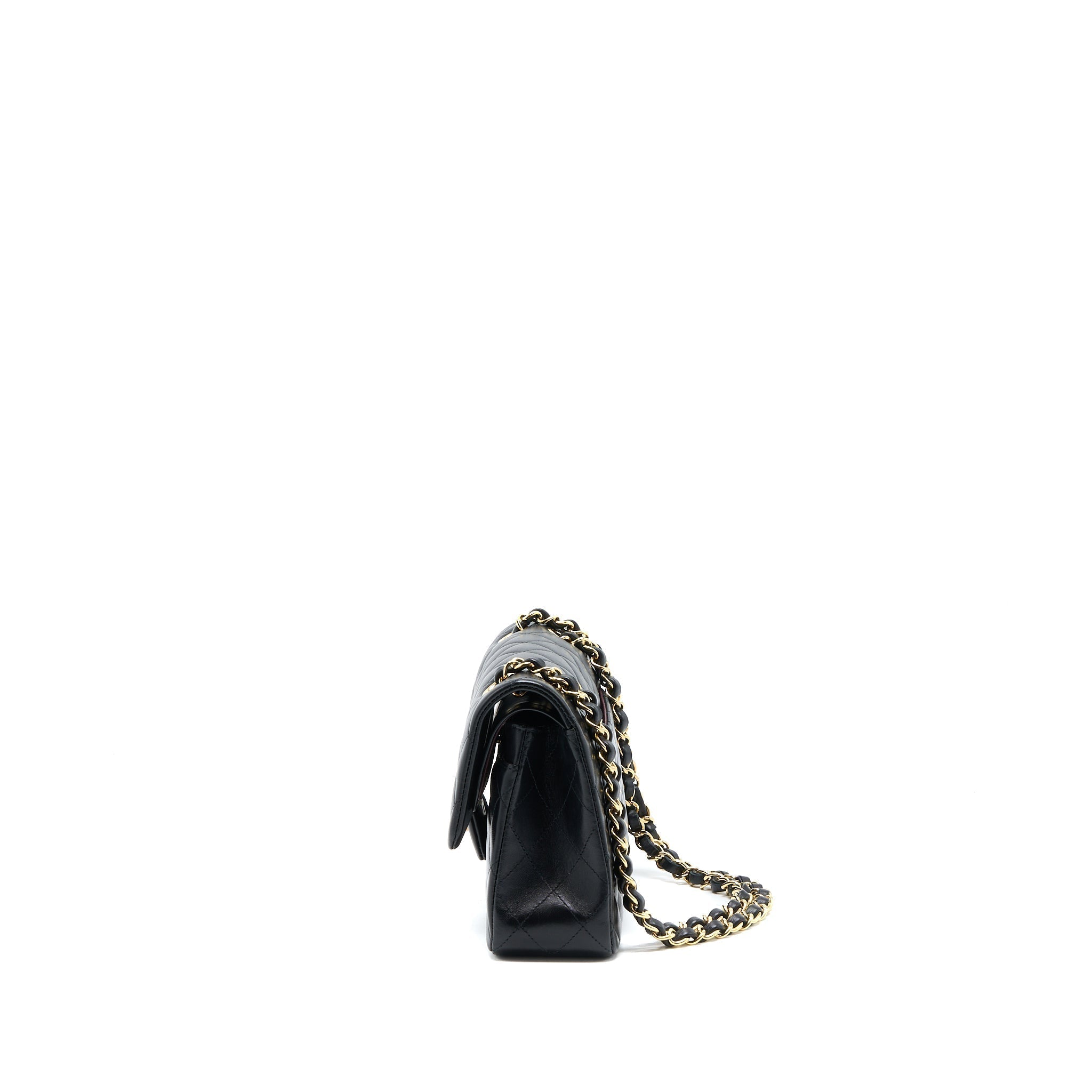 chanel-small-classic-double-flap-bag-lambskin-black-ghw-microchip
