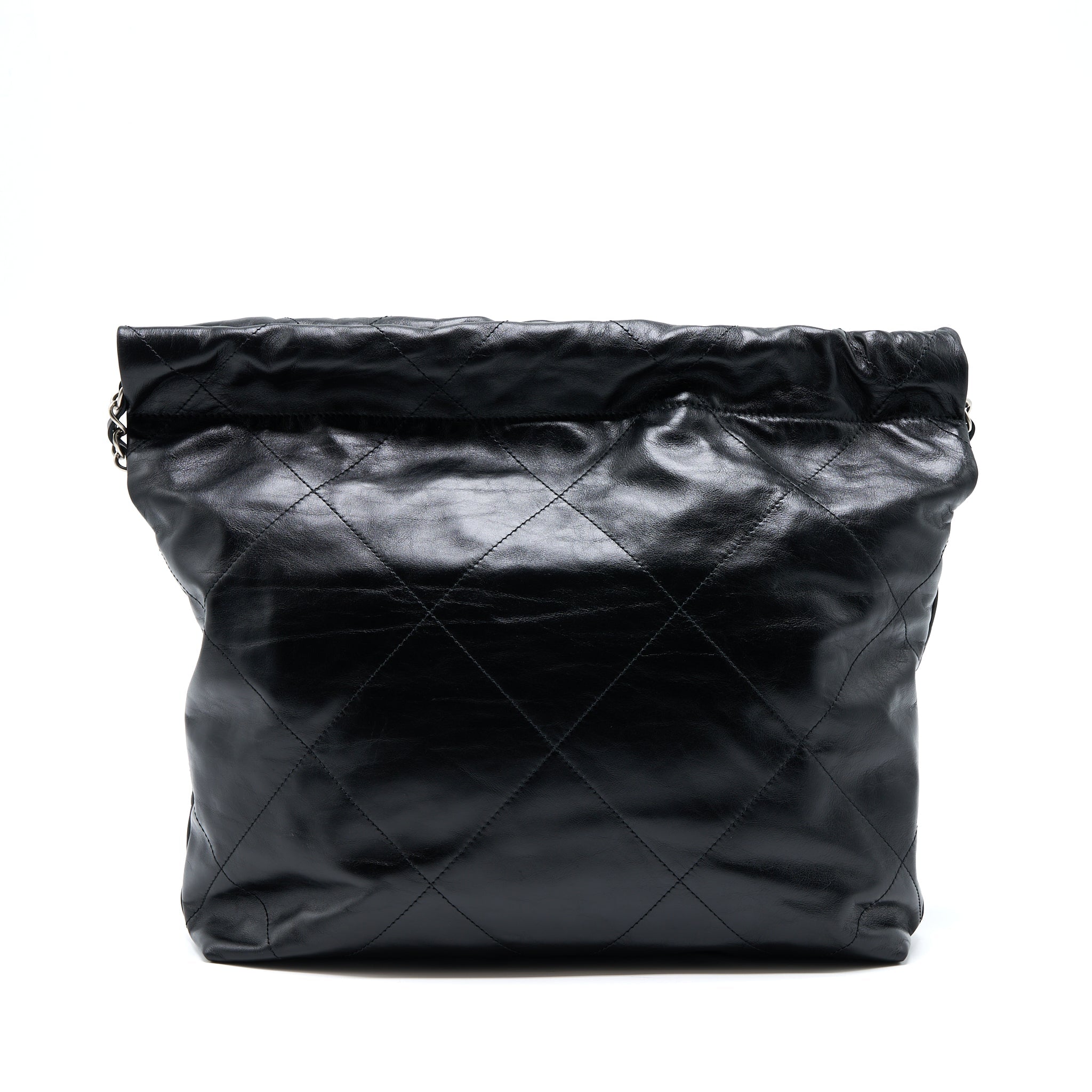chanel-small-22-bag-calfskin-black-shwmicrochip