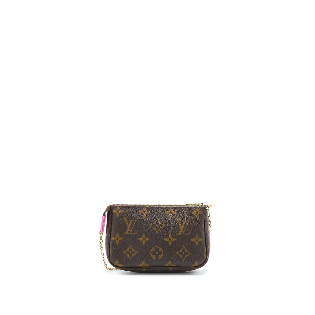 louis-vuitton-mini-pochette-accesscories-monogram-canvas-ghw-hot-pink