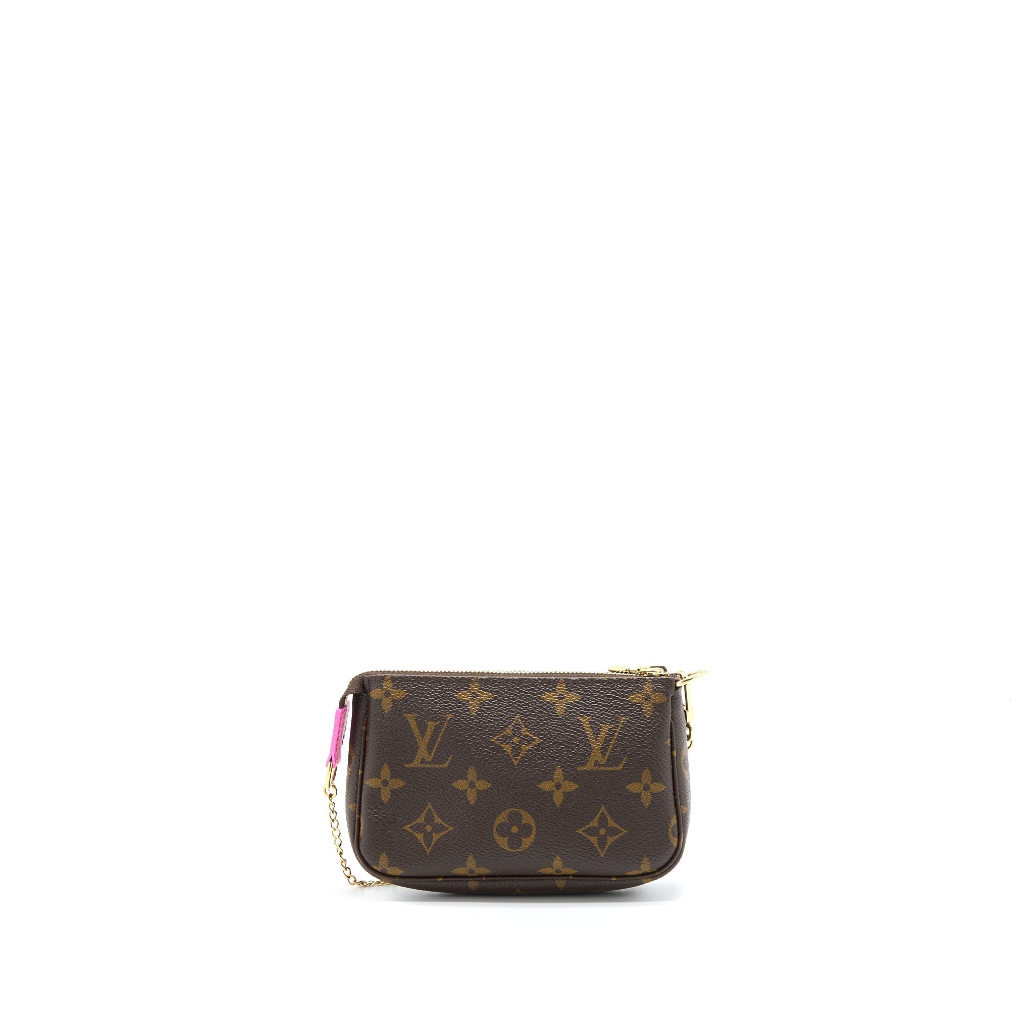 louis-vuitton-mini-pochette-accesscories-monogram-canvas-ghw-hot-pink