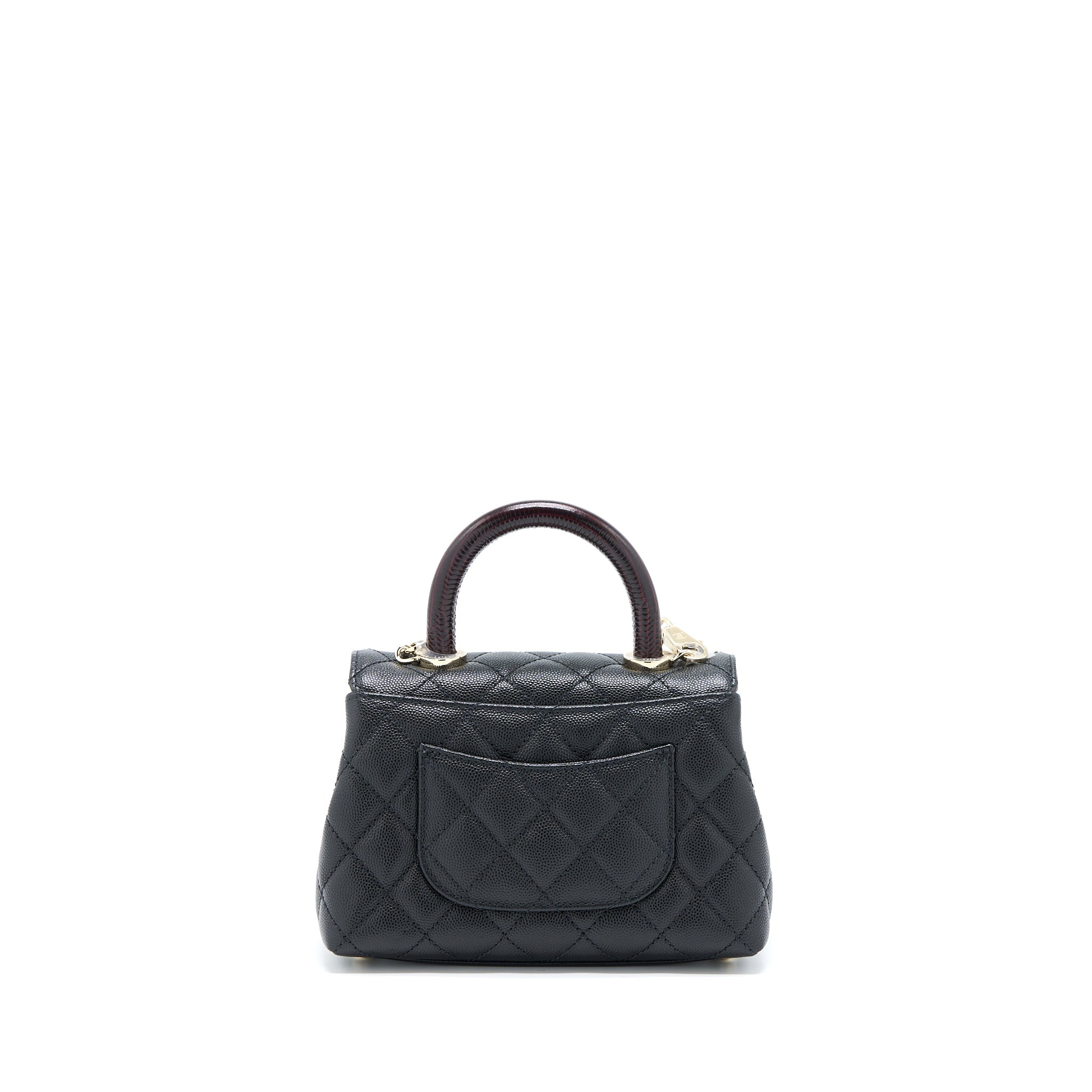 chanel-mini-coco-handle-bag-with-dark-red-handle-caviar-black-lghw
