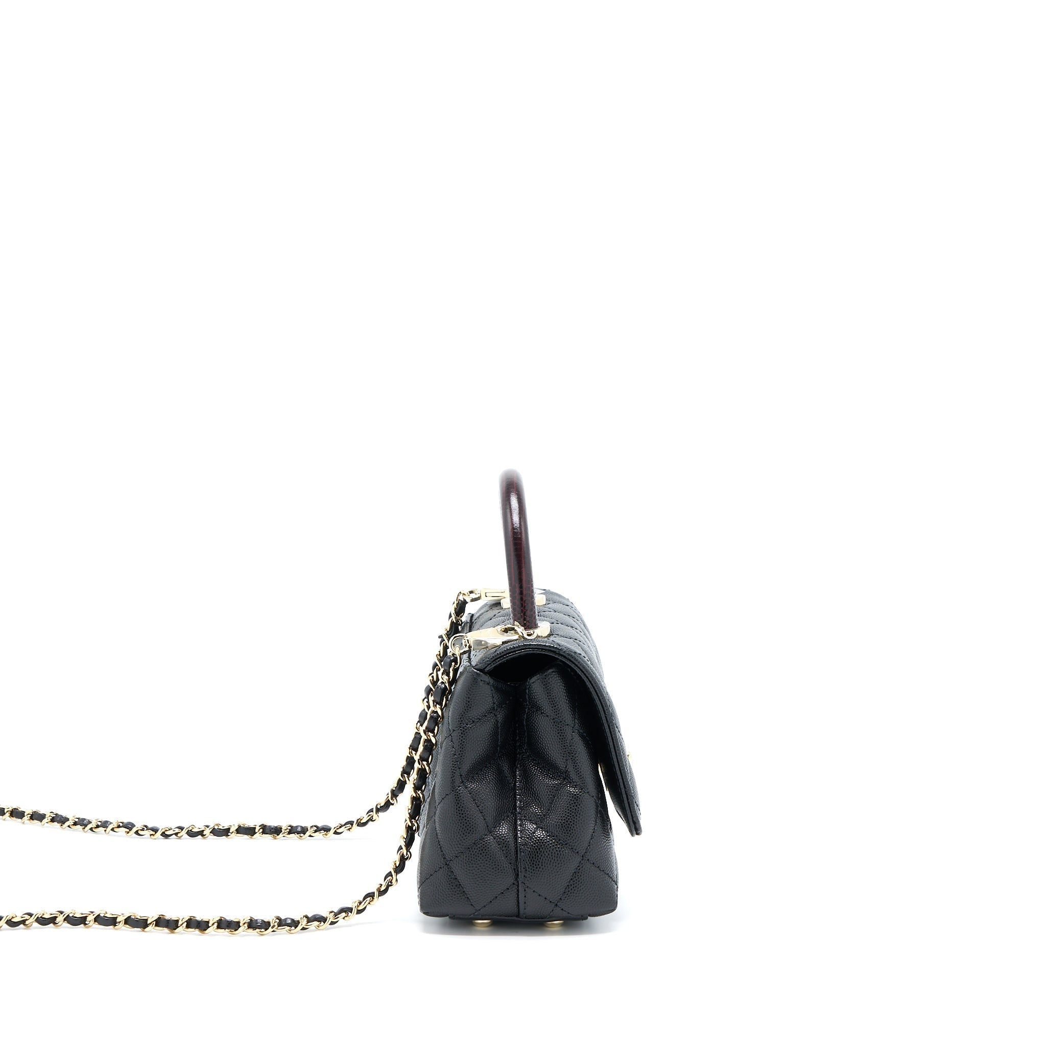 chanel-mini-coco-handle-bag-with-dark-red-handle-caviar-black-lghw