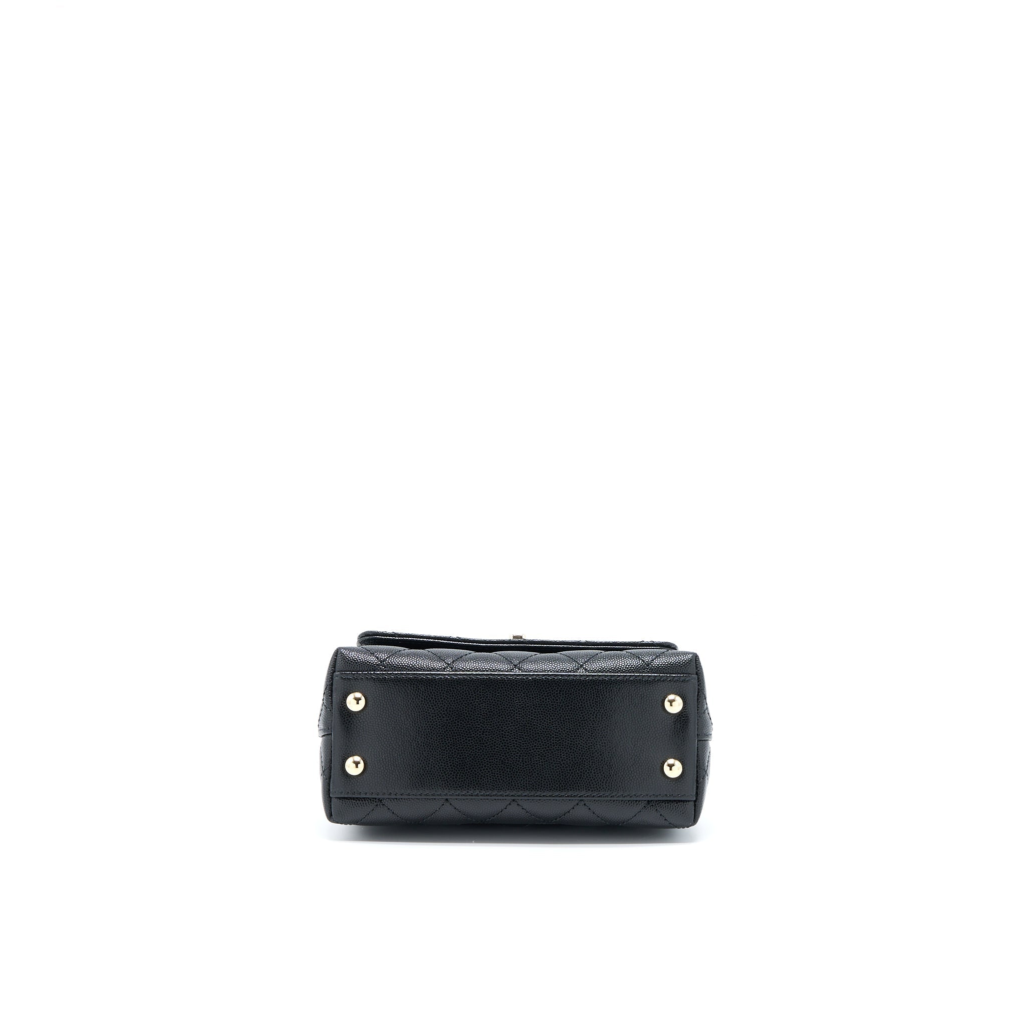 chanel-mini-coco-handle-bag-with-dark-red-handle-caviar-black-lghw