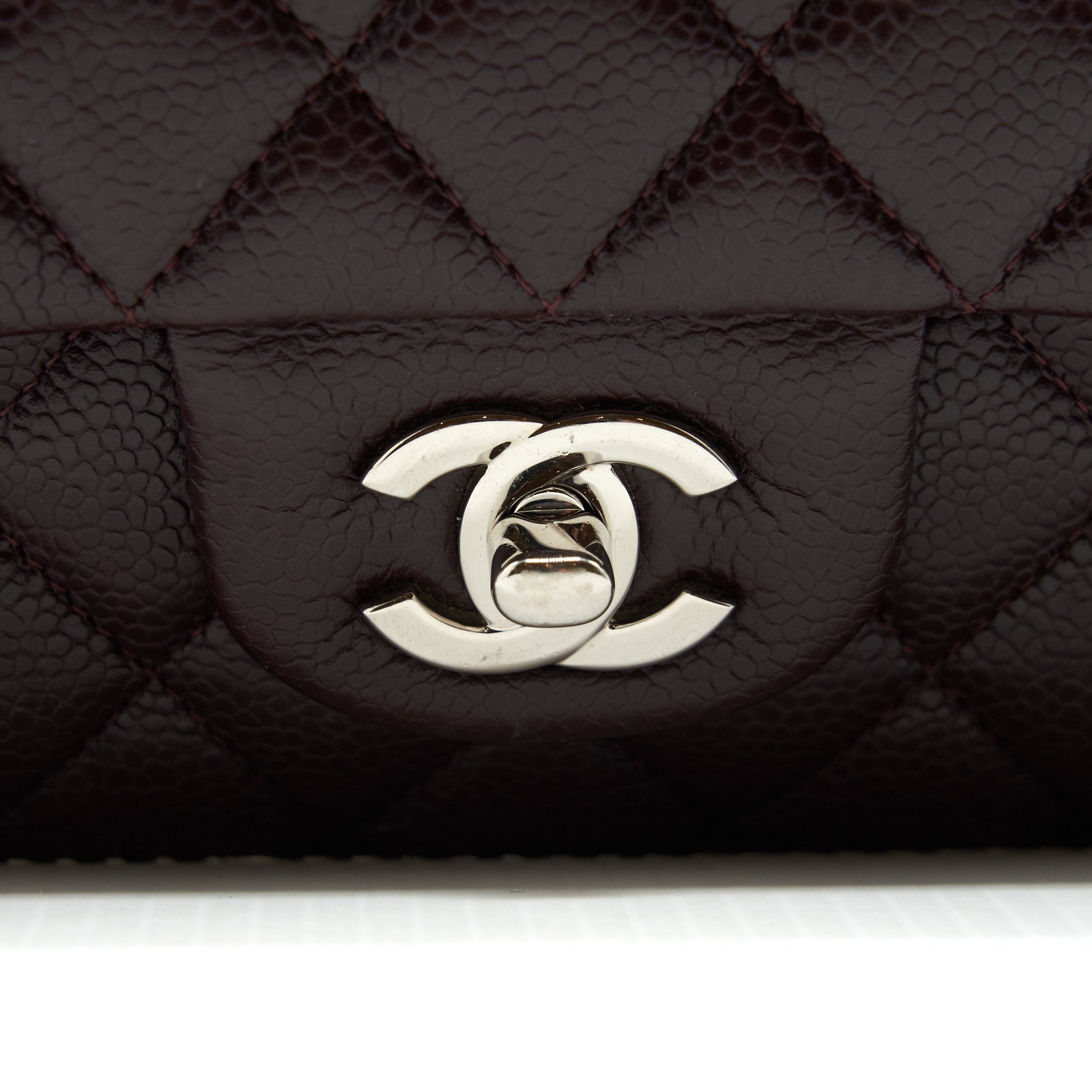 chanel-medium-classic-double-flap-bag-caviar-burgundy-shw