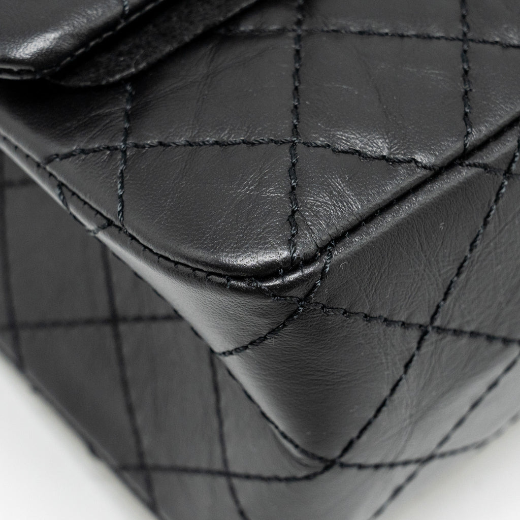 chanel-small-2-55-reissue-double-flap-bag-aged-calfskin-black-ghw-microchip