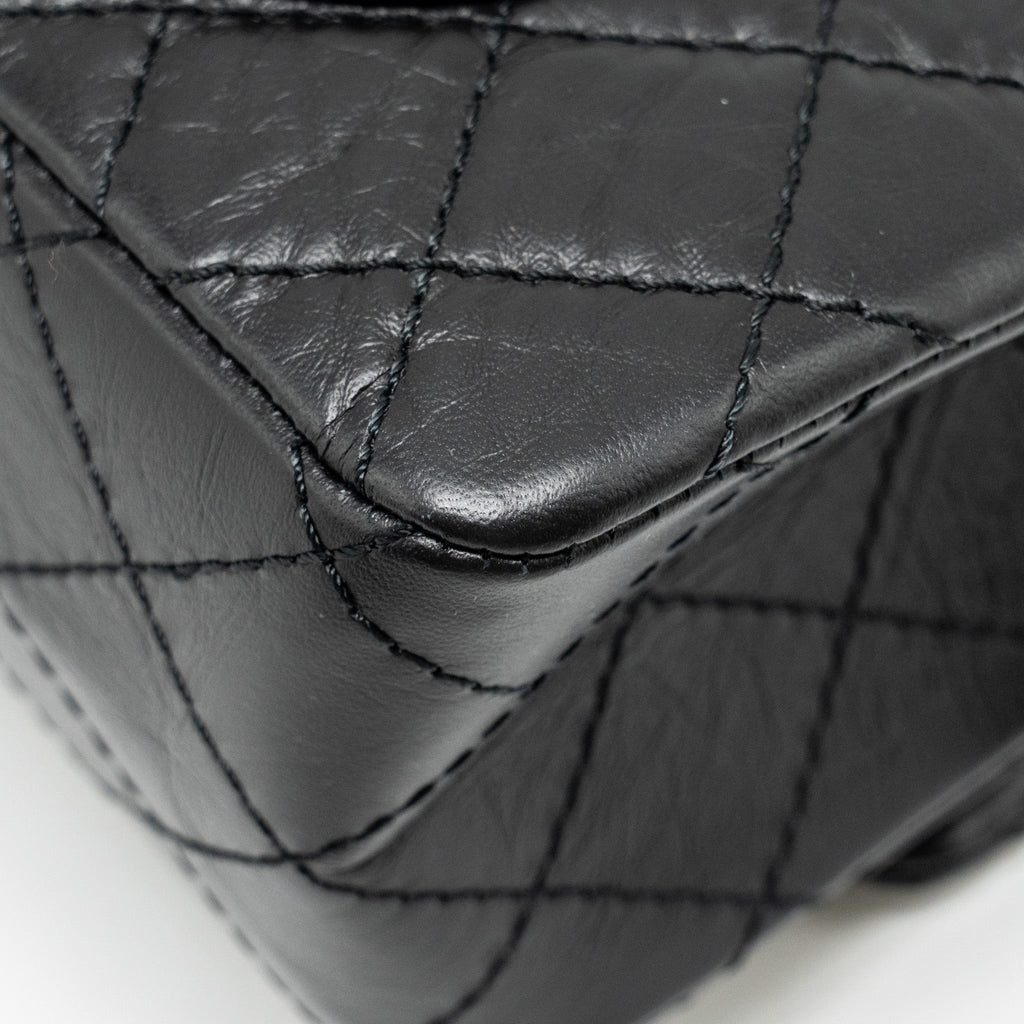 chanel-small-2-55-reissue-double-flap-bag-aged-calfskin-black-ghw-microchip
