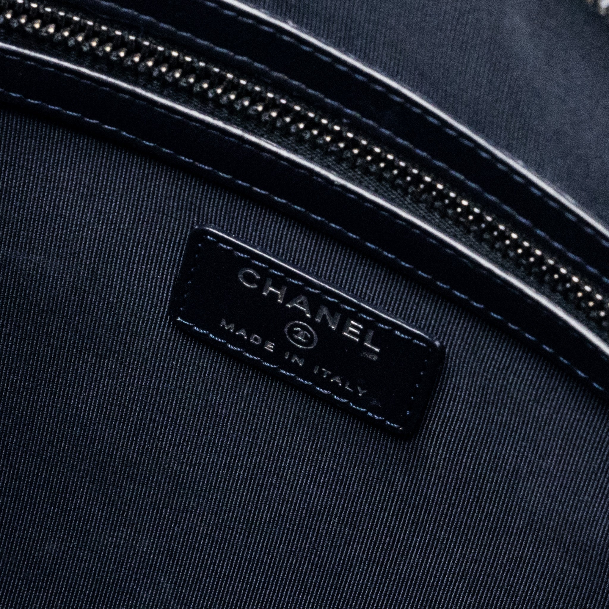 chanel-double-side-zip-pouch-zip-clutch-fabric-black-ruthenium-hardware