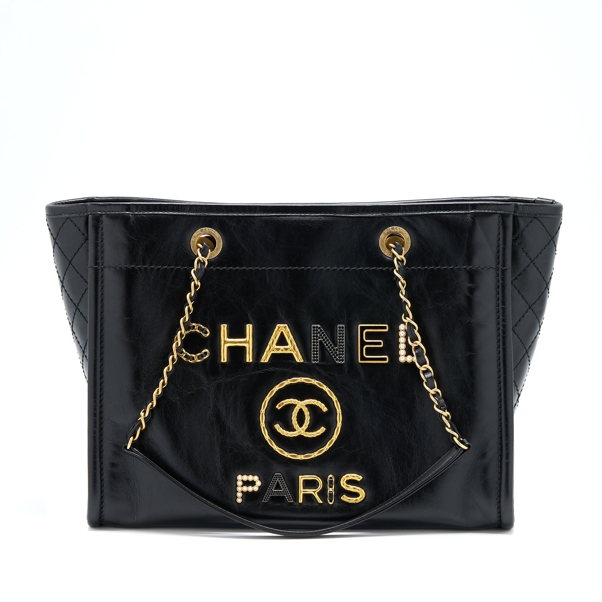 chanel-deauville-tote-bag-calfskin-black-with-detail-logo-ghw