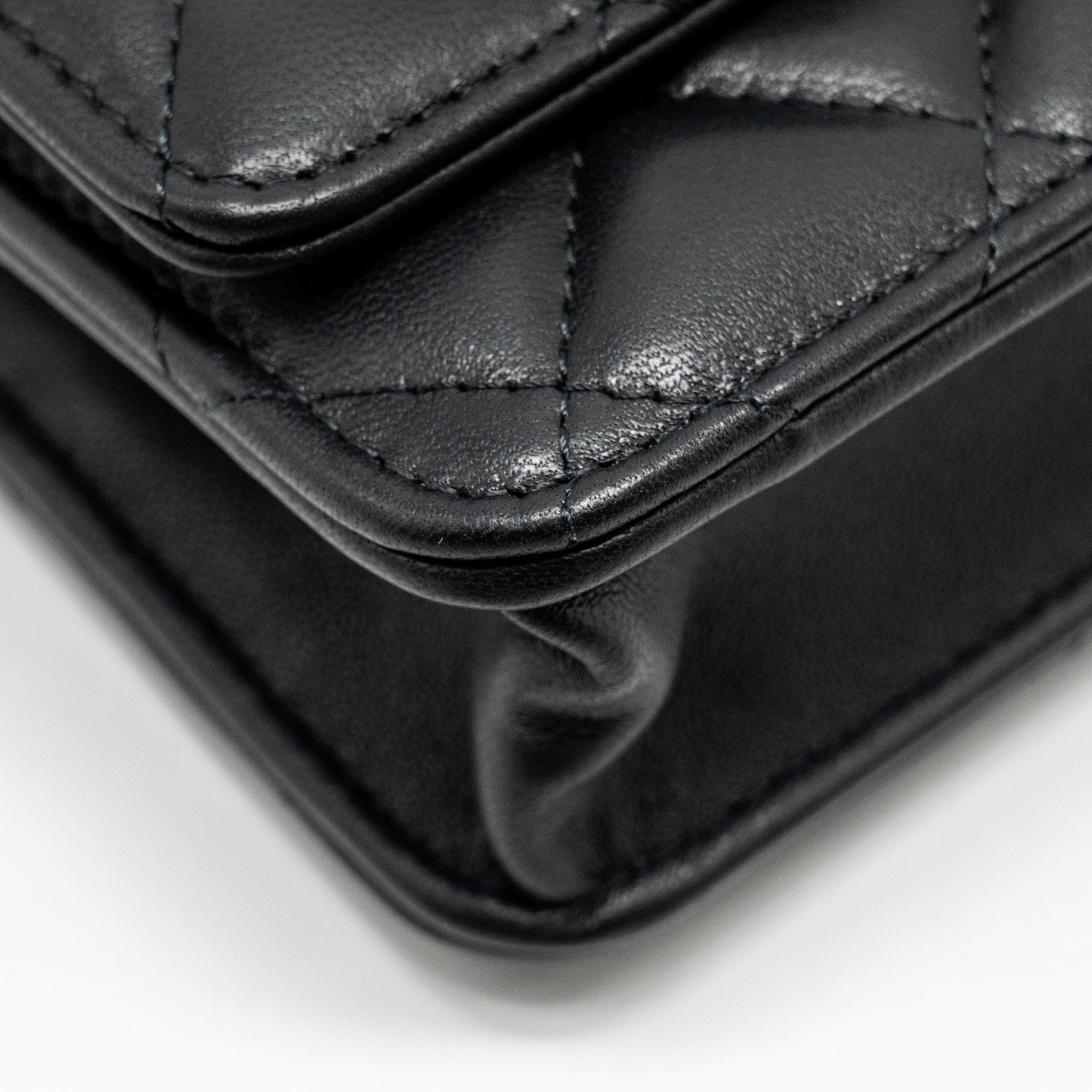 chanel-classic-wallet-on-chain-with-camellia-adjustable-chain-lambskin-black-ghw-microchip