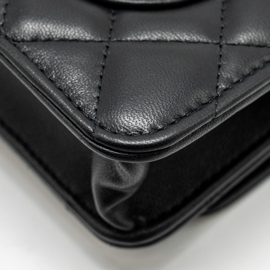 chanel-classic-wallet-on-chain-with-camellia-adjustable-chain-lambskin-black-ghw-microchip