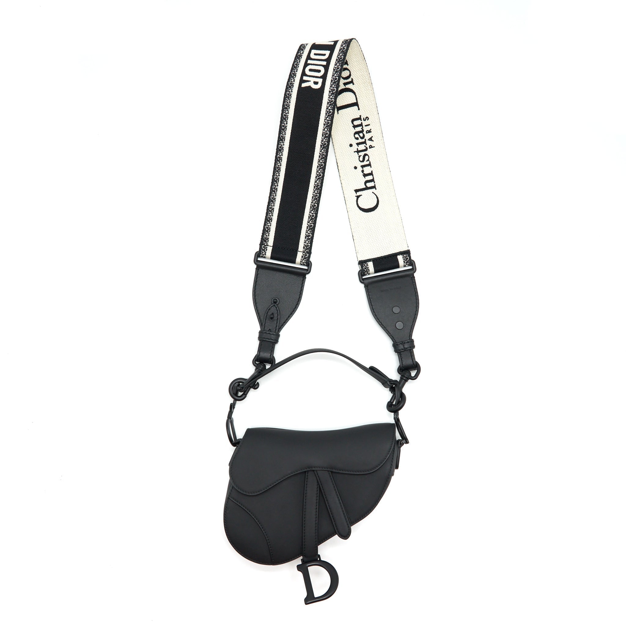 dior-mini-saddle-calfskin-so-black-with-an-extra-shoulder-strap