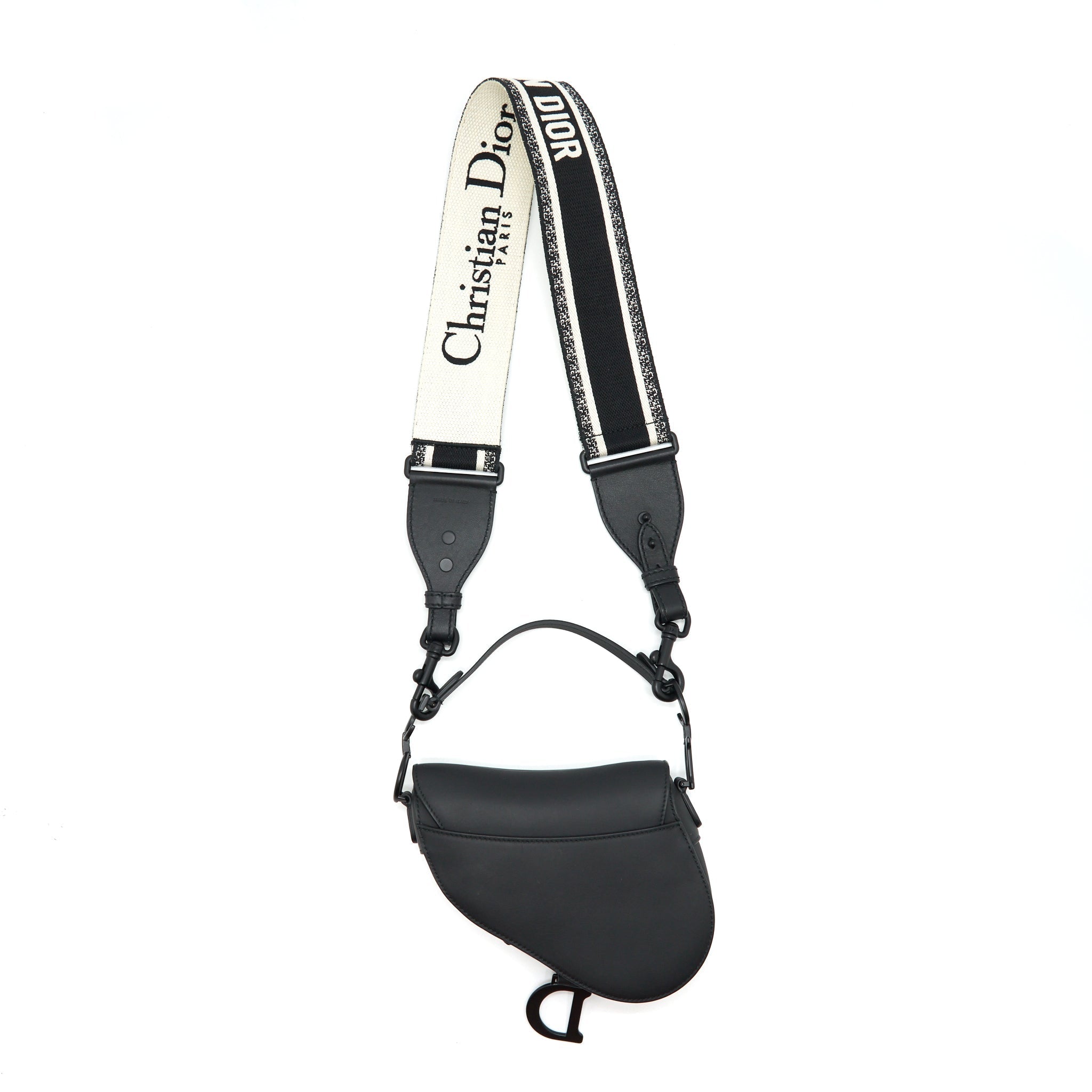 dior-mini-saddle-calfskin-so-black-with-an-extra-shoulder-strap