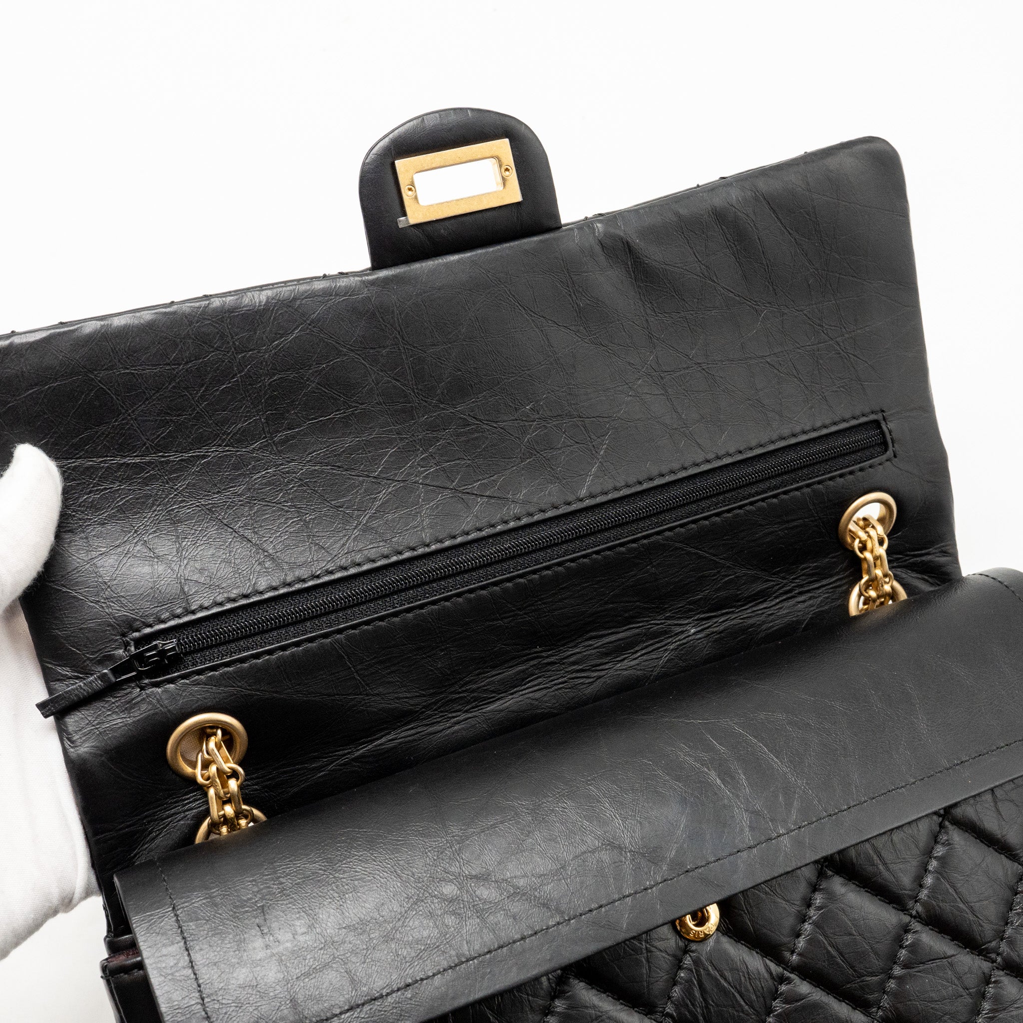 chanel-large-2-55-reissue-flap-bag-aged-calfskin-black-ghw-copy