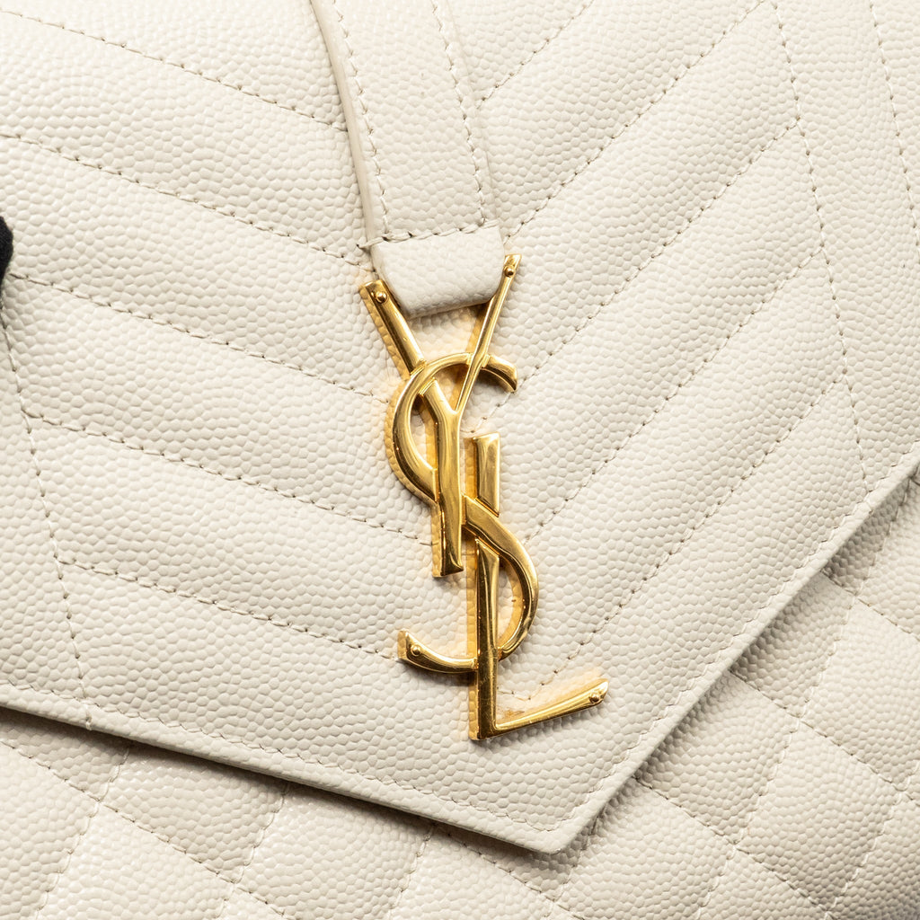 saint-laurent-envelope-flap-pouch-grained-calfskin-blanc-vintage-ghw