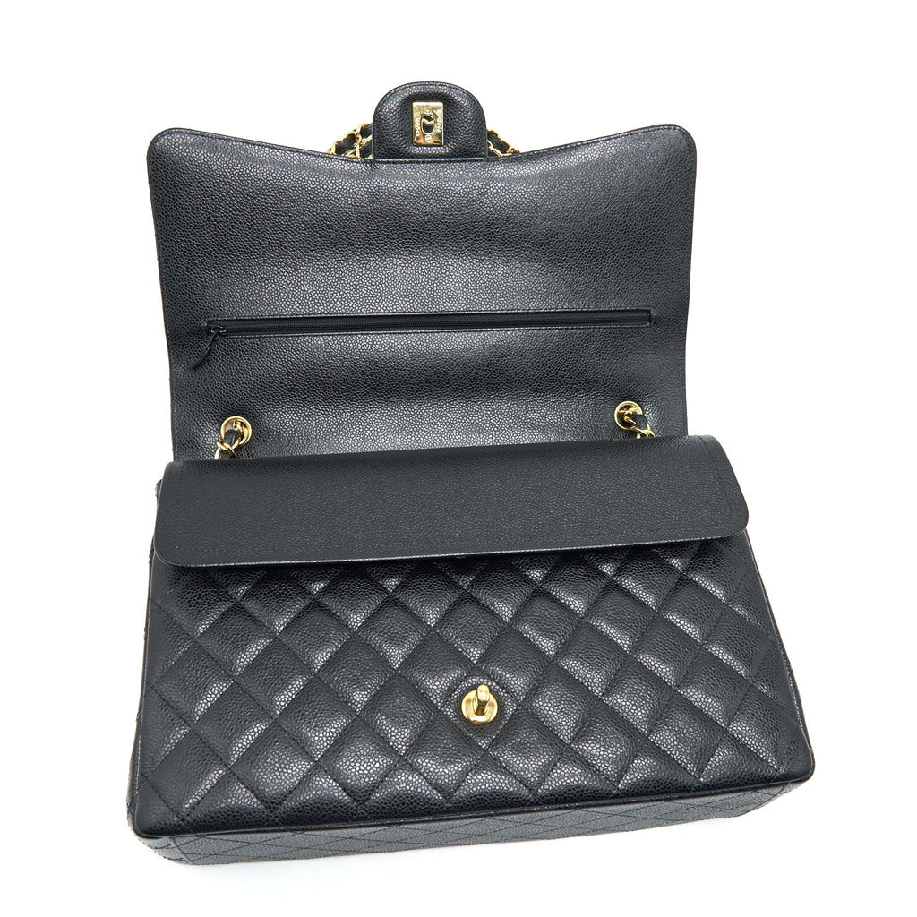 chanel-maxi-classic-double-flap-caviar-black-ghw-serial-21
