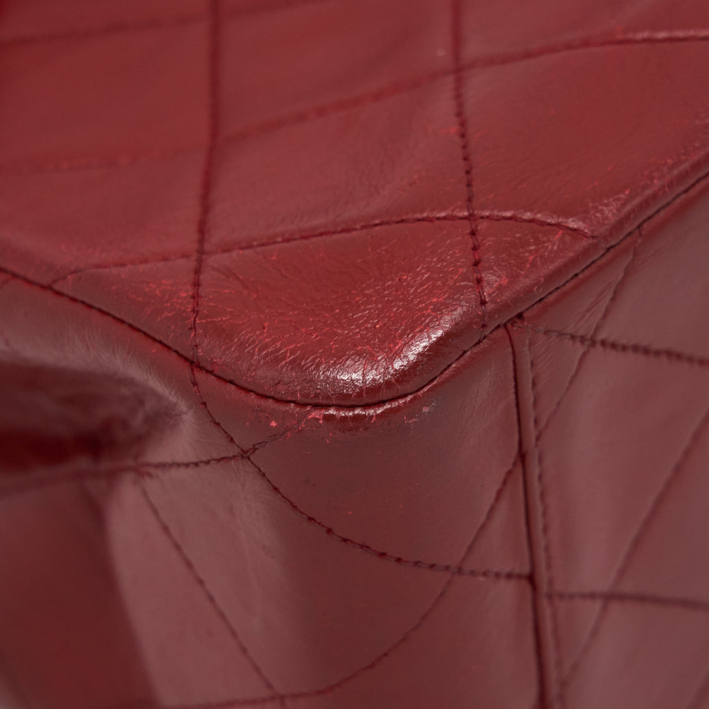 chanel-vintage-maxi-flap-bag-lambskin-red-ghw