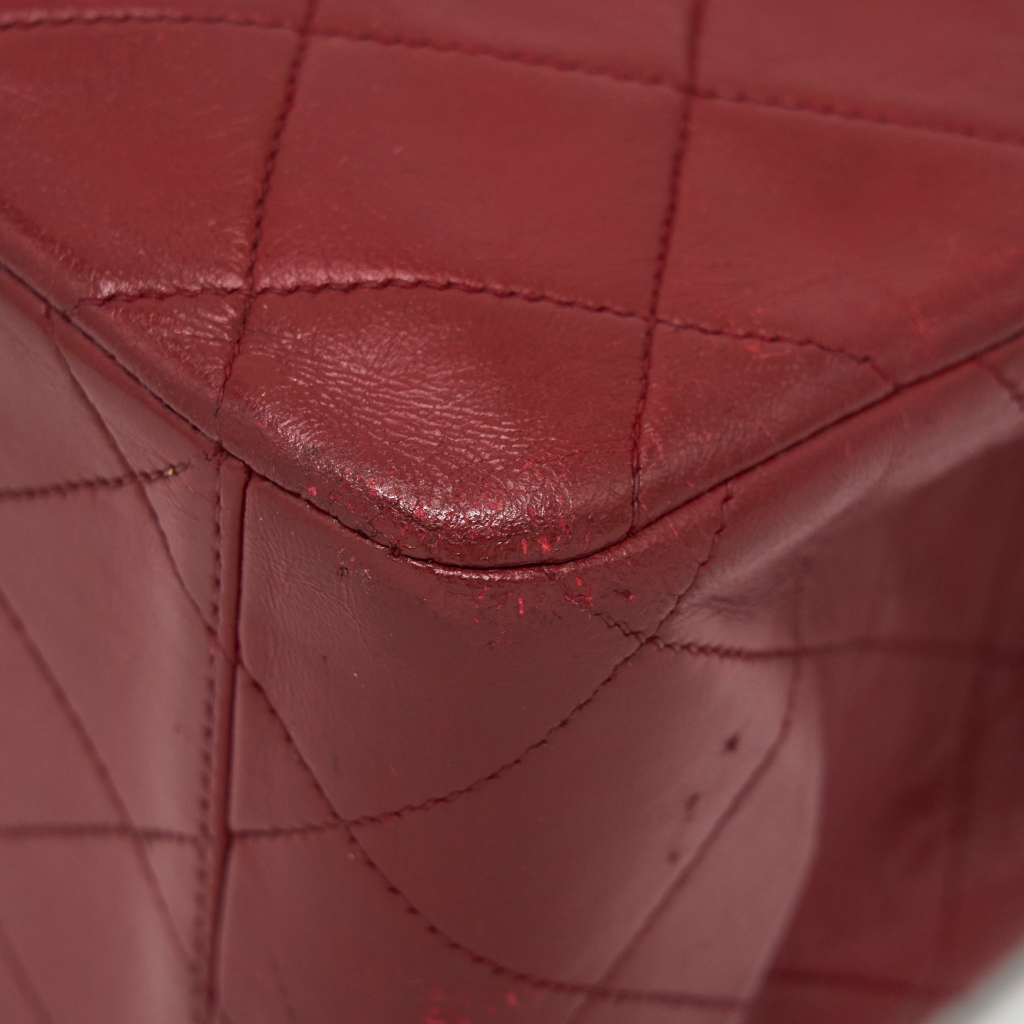 chanel-vintage-maxi-flap-bag-lambskin-red-ghw