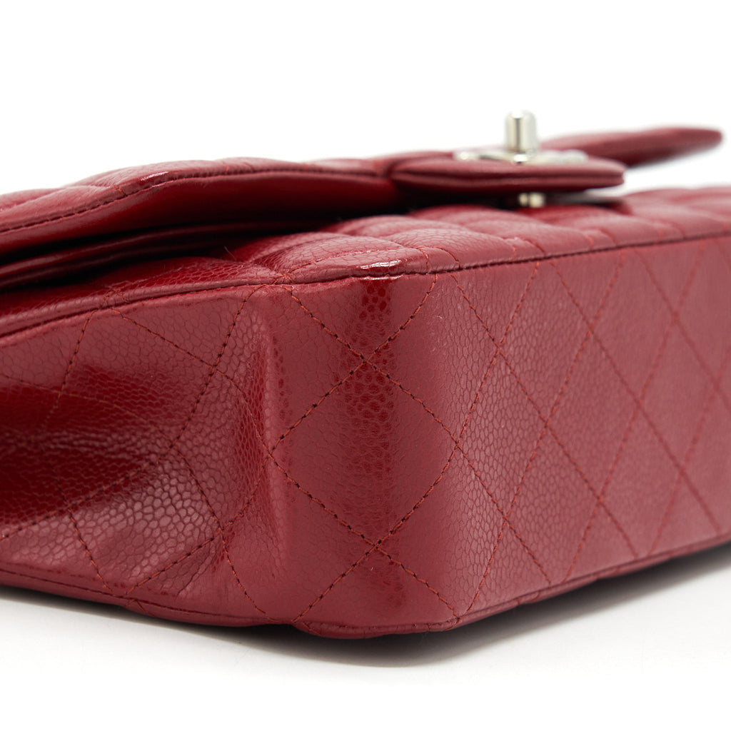 chanel-medium-classic-double-flap-bag-caviar-red-shw