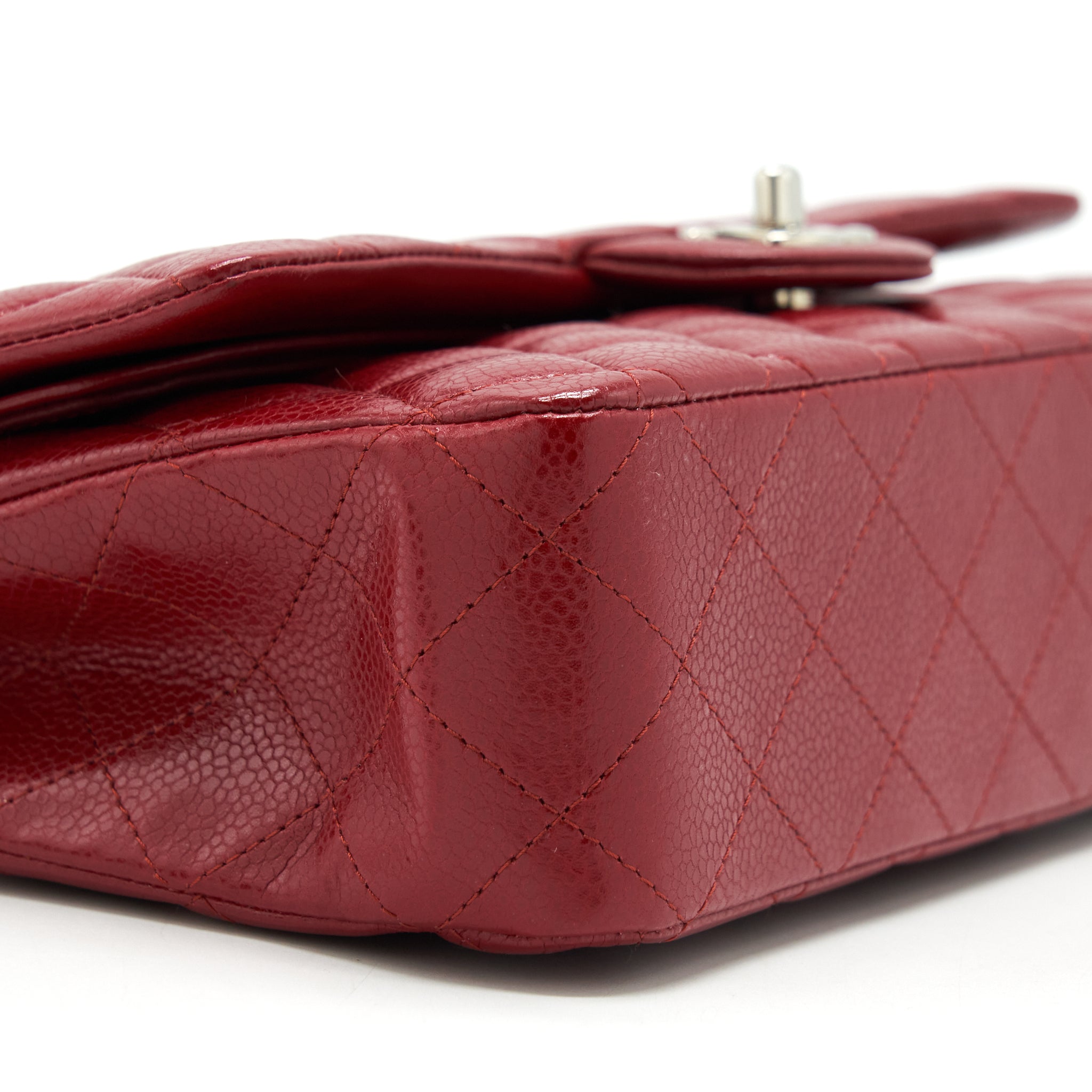 chanel-medium-classic-double-flap-bag-caviar-red-shw