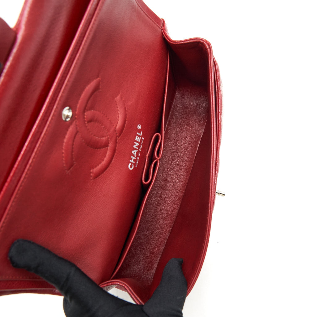 chanel-medium-classic-double-flap-bag-caviar-red-shw