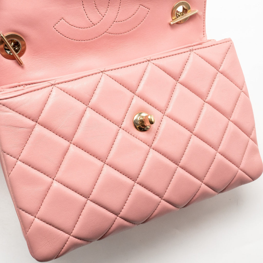 chanel-top-handle-trendy-cc-flap-bag-lambskin-pink-lghw-copy