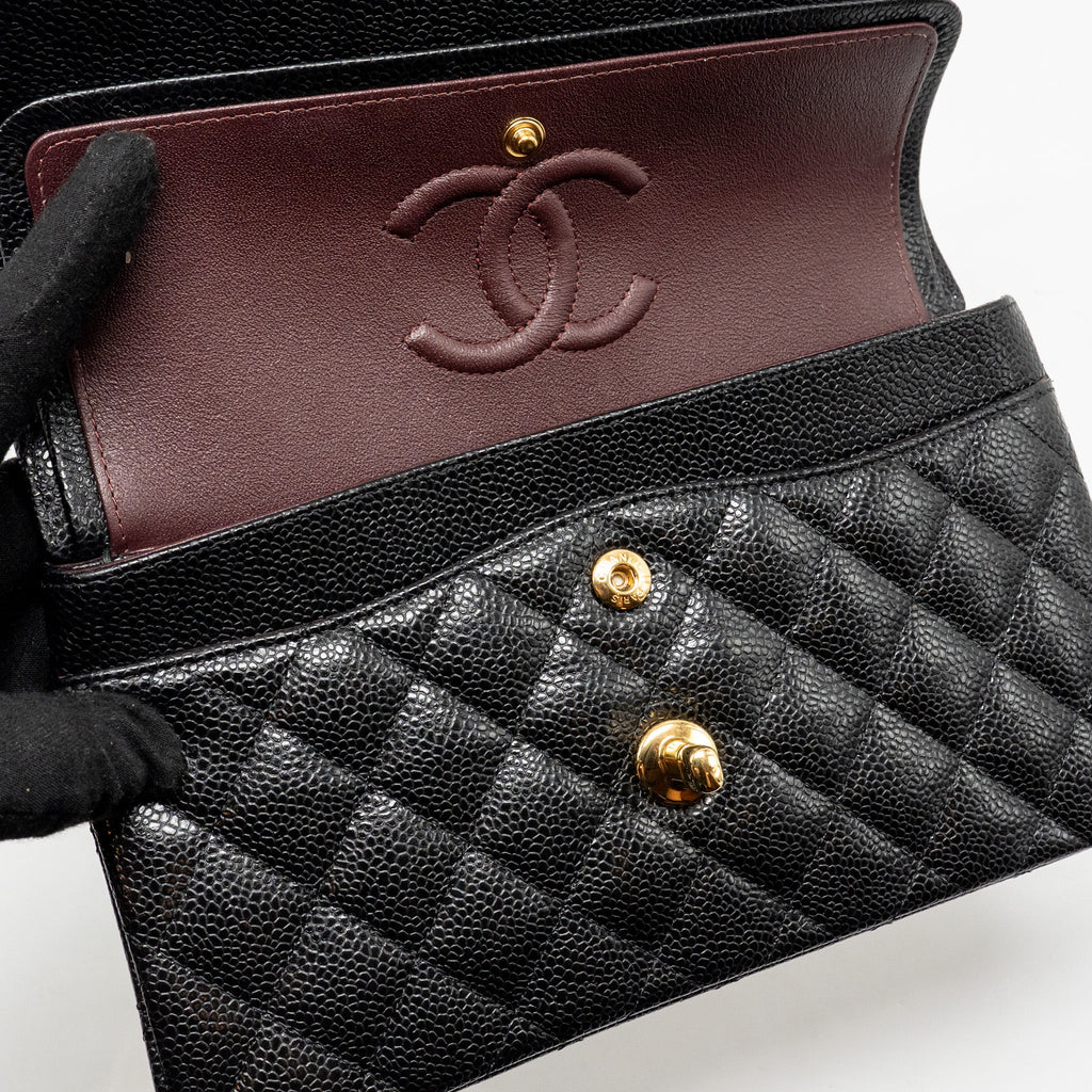 chanel-small-classic-double-flap-bag-caviar-black-ghw-microchip-14