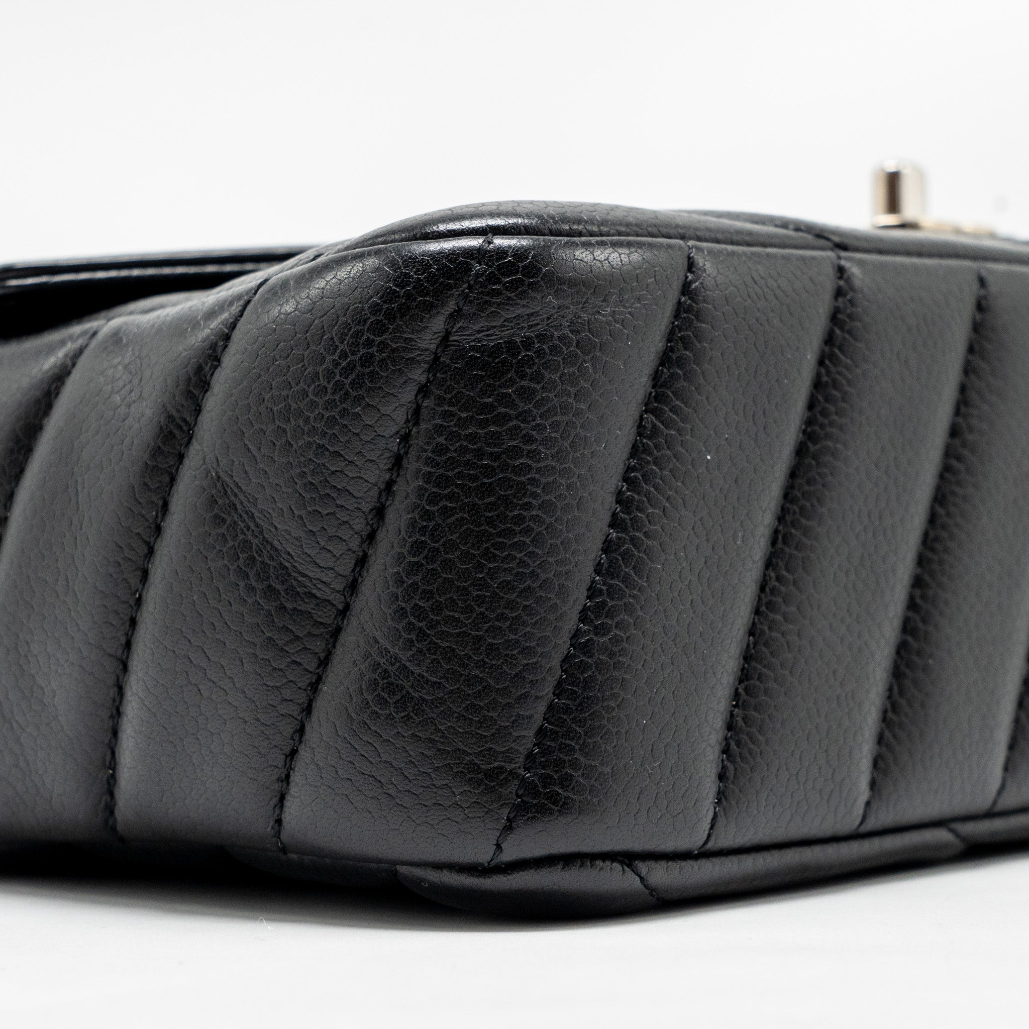 chanel-envelop-flap-bag-chevron-caviar-black-shw