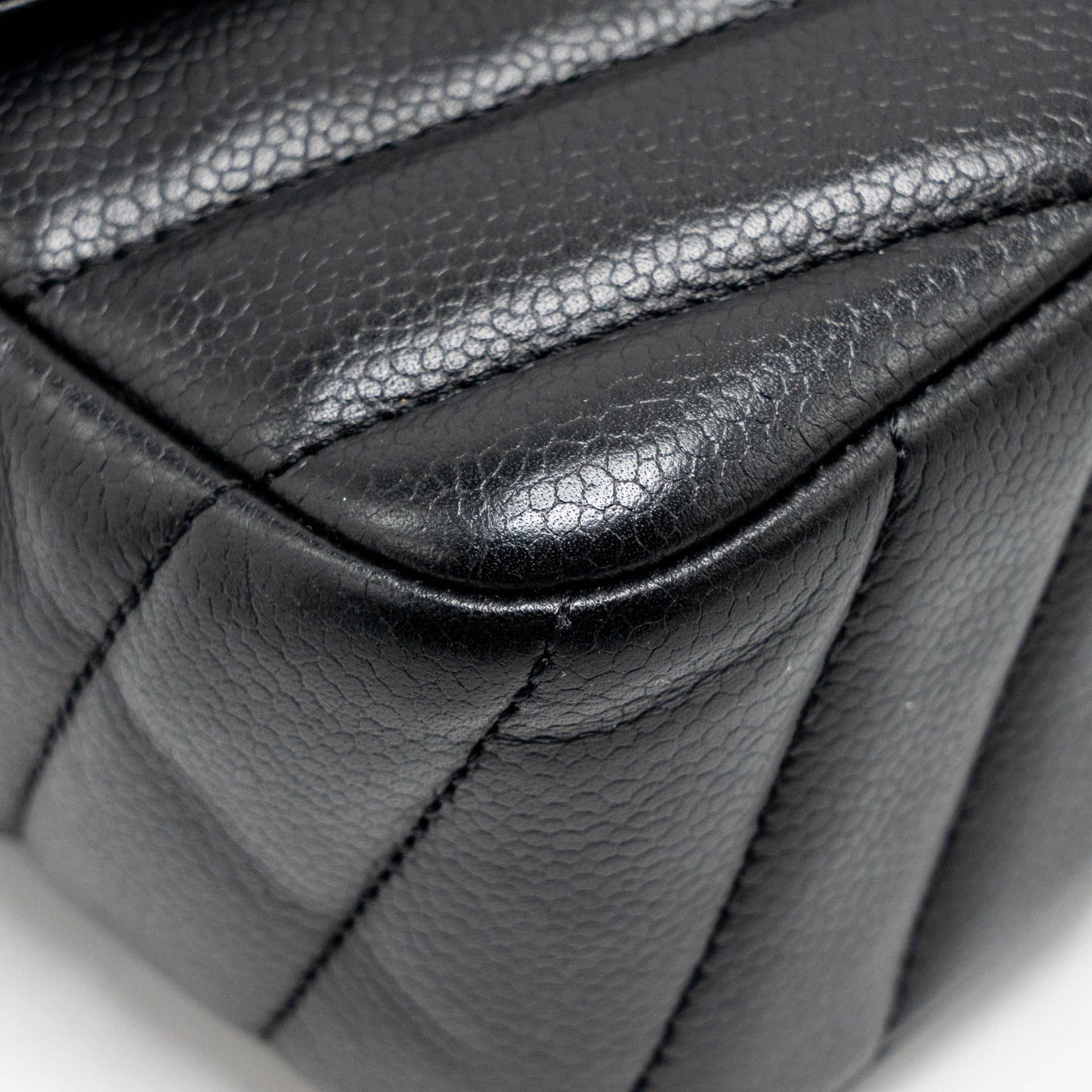 chanel-envelop-flap-bag-chevron-caviar-black-shw