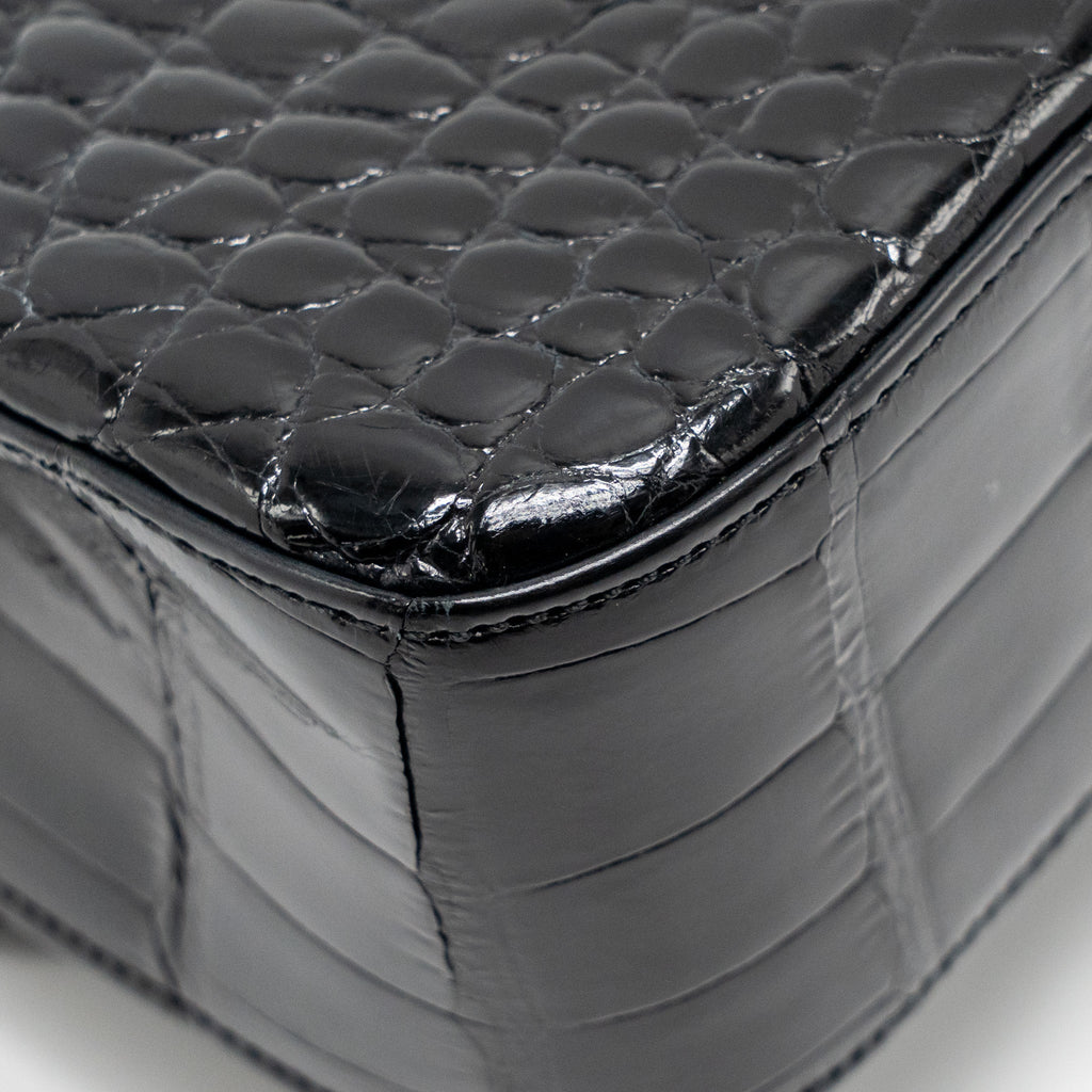 chanel-medium-classic-double-flap-bag-alligator-mississippiensis-black-ghw-copy