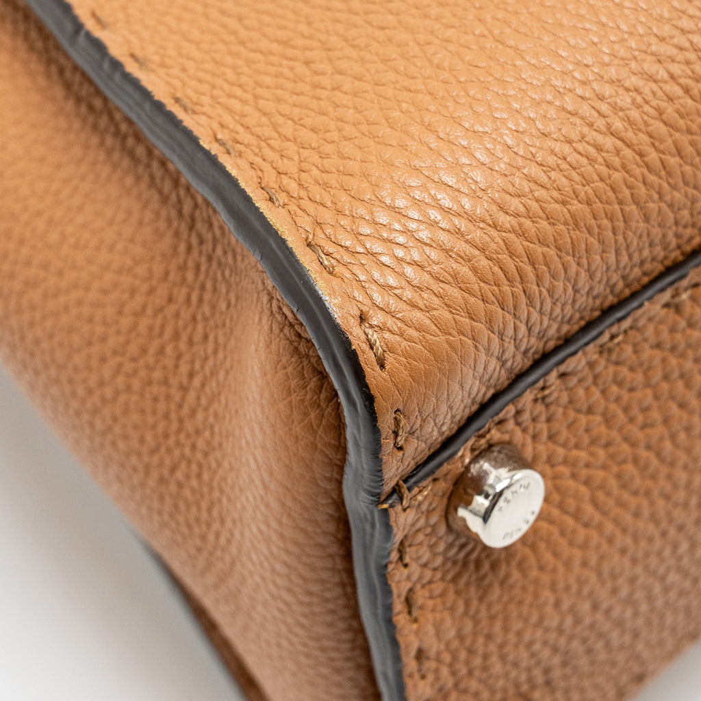 fendi-medium-peekaboo-tote-bag-grained-calfskin-caramel-shw-2