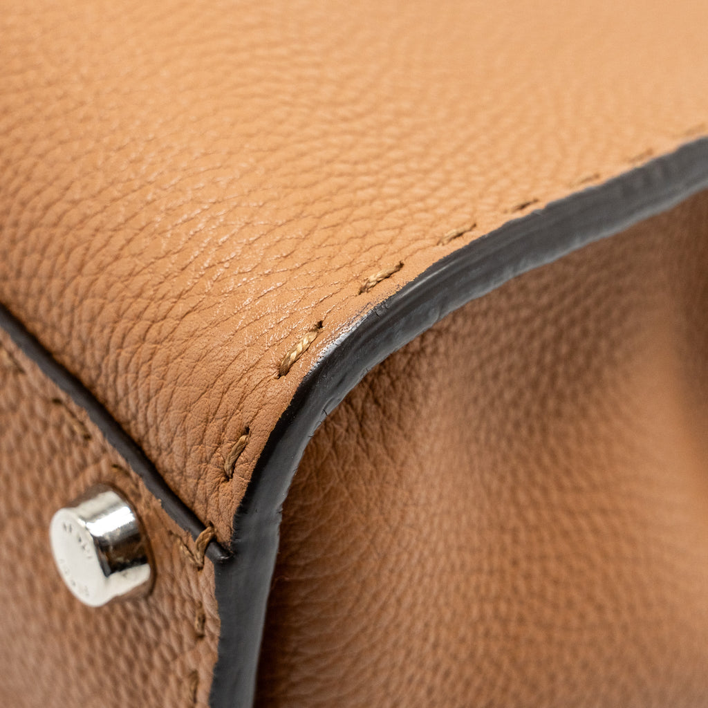 fendi-medium-peekaboo-tote-bag-grained-calfskin-caramel-shw-2