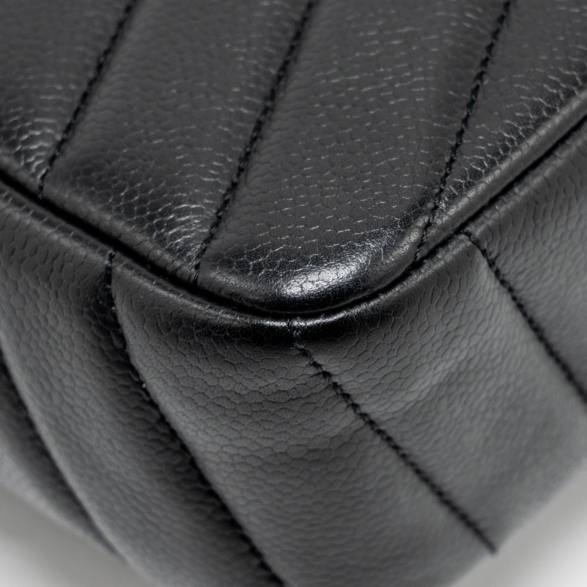 chanel-envelop-flap-bag-chevron-caviar-black-shw