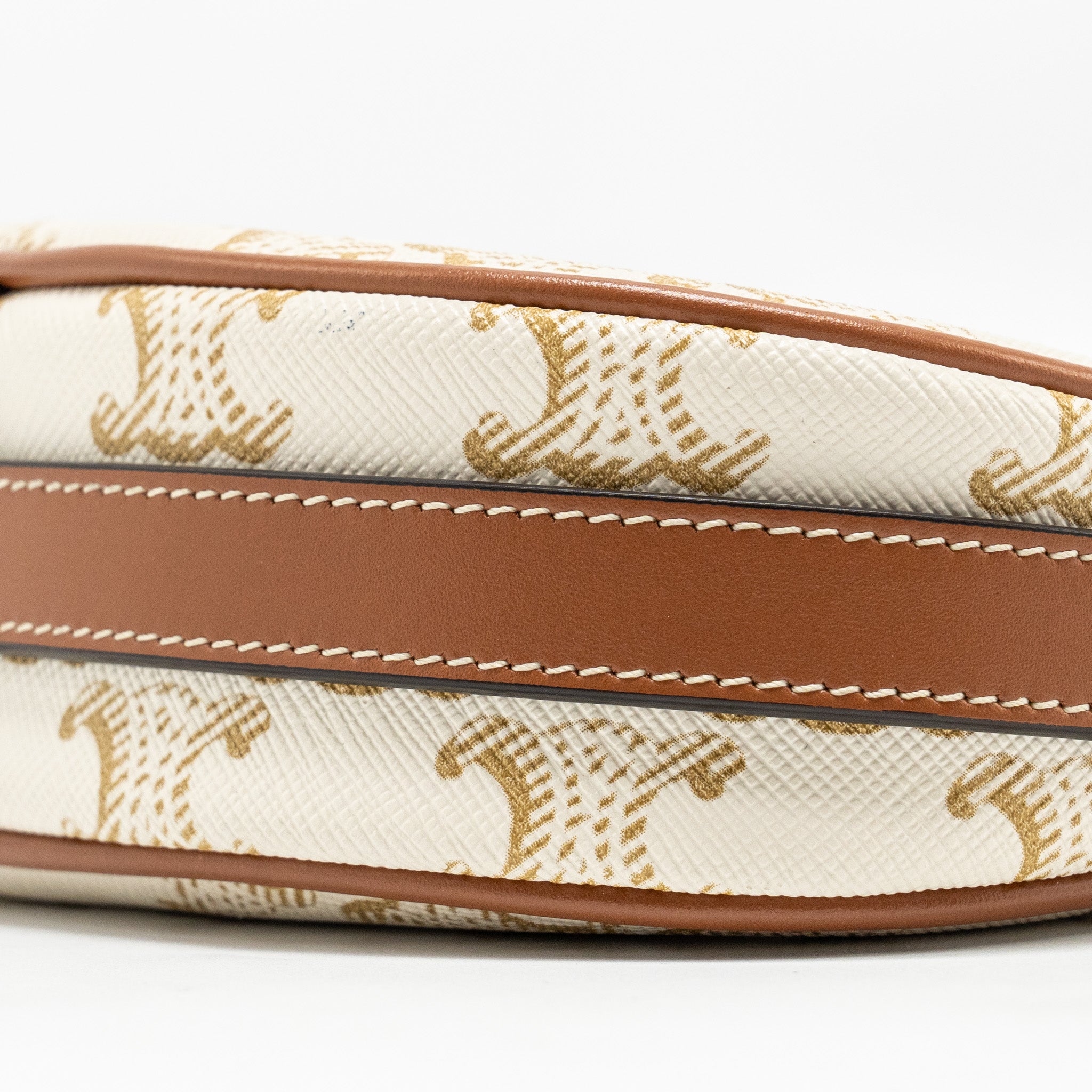 celine-mini-ava-bag-triomphe-canvas-calfskin-white-brown-ghw