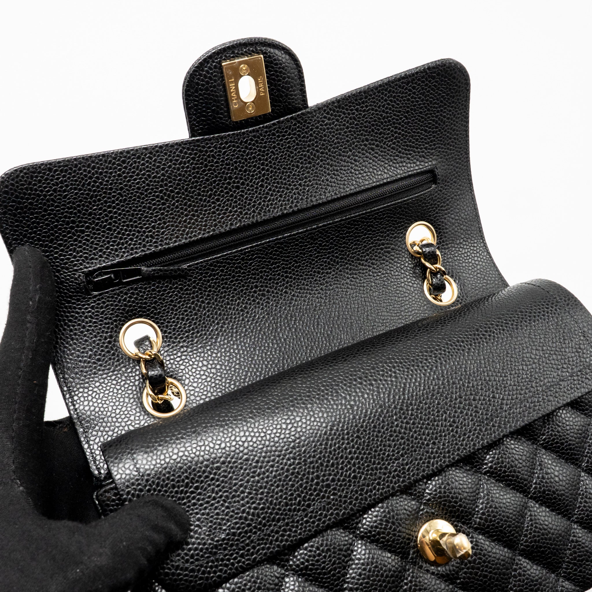 chanel-small-classic-double-flap-bag-caviar-black-ghw-microchip-13