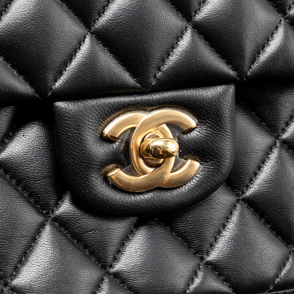 chanel-small-classic-double-flap-bag-lambskin-black-ghw-2