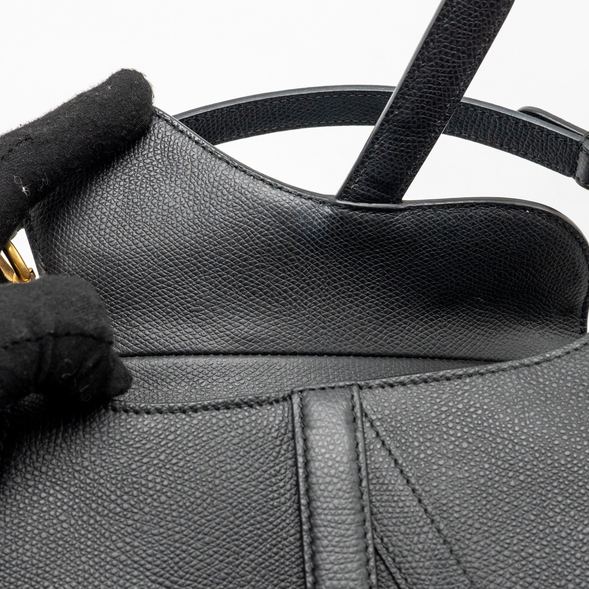 dior-mini-saddle-grained-calfskin-black-ghw