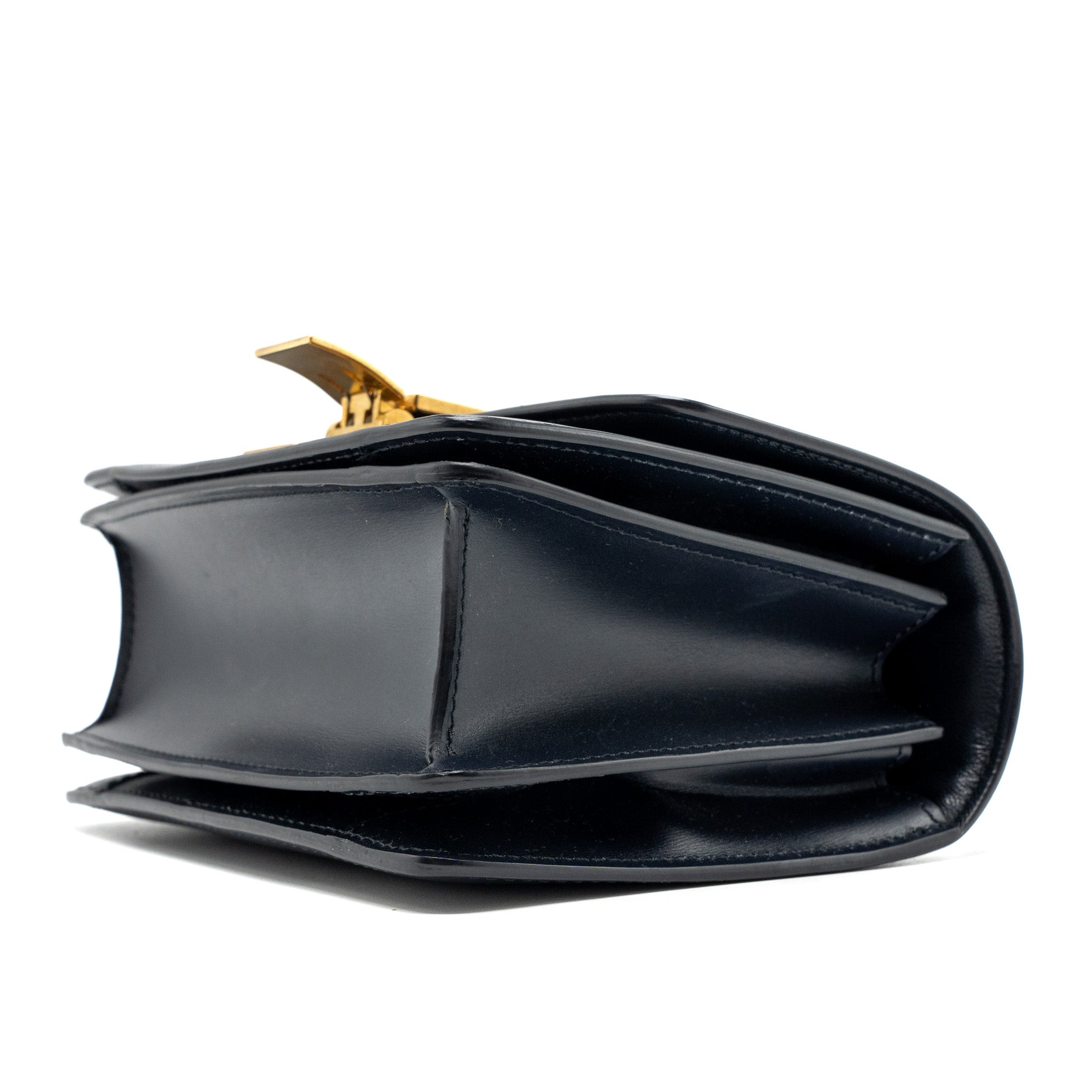 celine-mini-box-bag-calfskin-dark-blue-ghw
