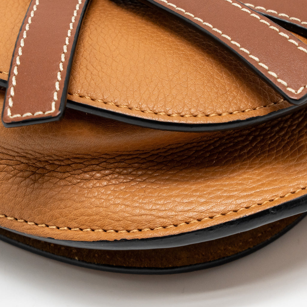loewe-mini-gate-bag-grained-calfskin-brown-ghw-copy-1