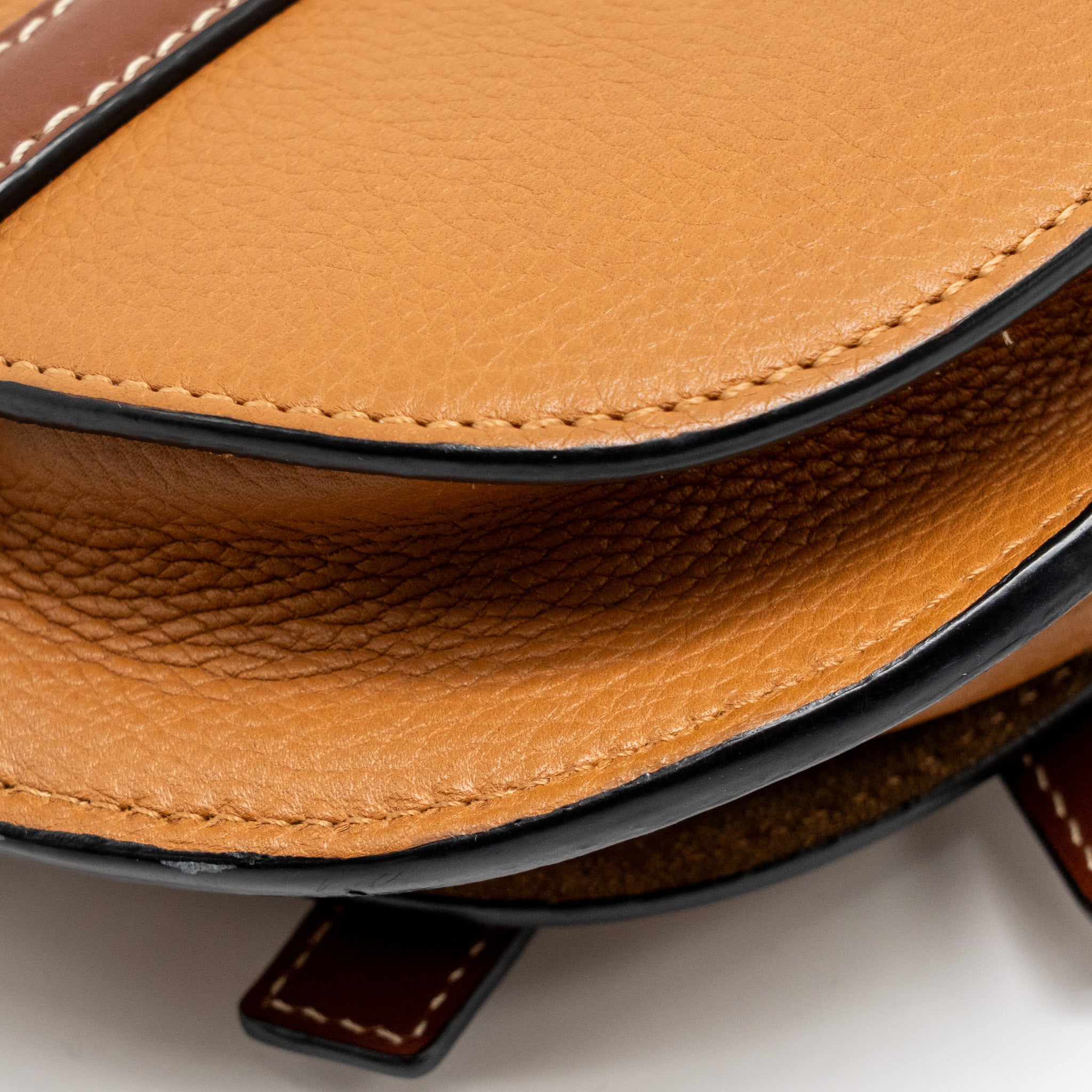 loewe-mini-gate-bag-grained-calfskin-brown-ghw-copy-1